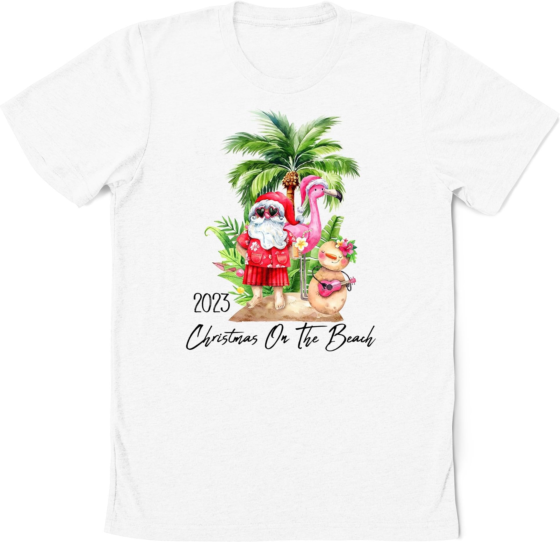 Christmas On The Beach Shirt, Family Christmas Shirts, Tropical Christmas Shirts, Group Matching Christmas Shirts