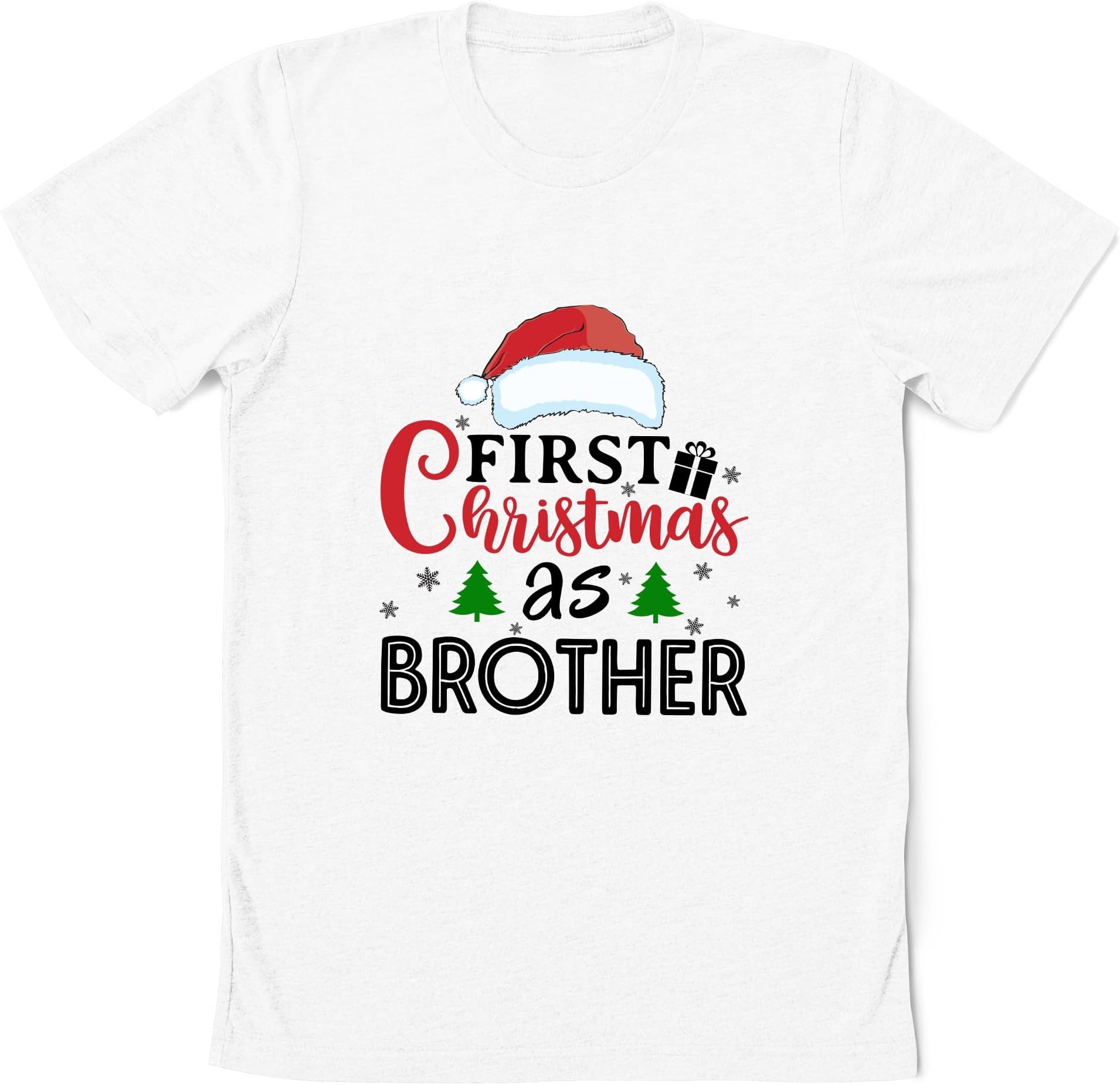 Personalized First Christmas Family Shirt, Baby's First Christmas Matching Family Shirt, First Christmas As Mom Dad T-Shirt, 1st Christmas Holiday Outfits