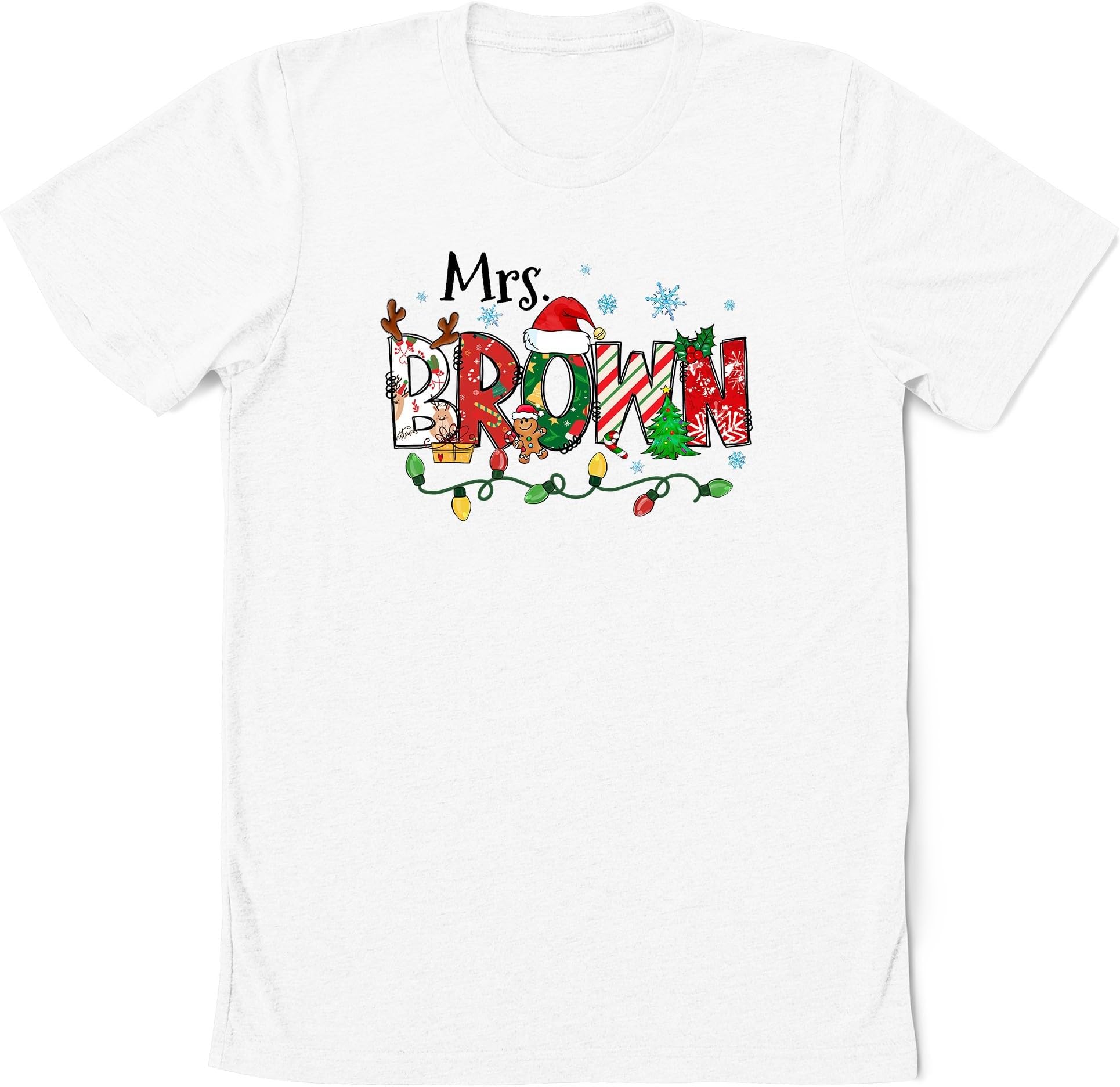 Personalized Teacher Christmas Shirt, Merry Teacher Name Shirt Sweatshirt, Custom Teacher Name Christmas, Teacher Life Shirt