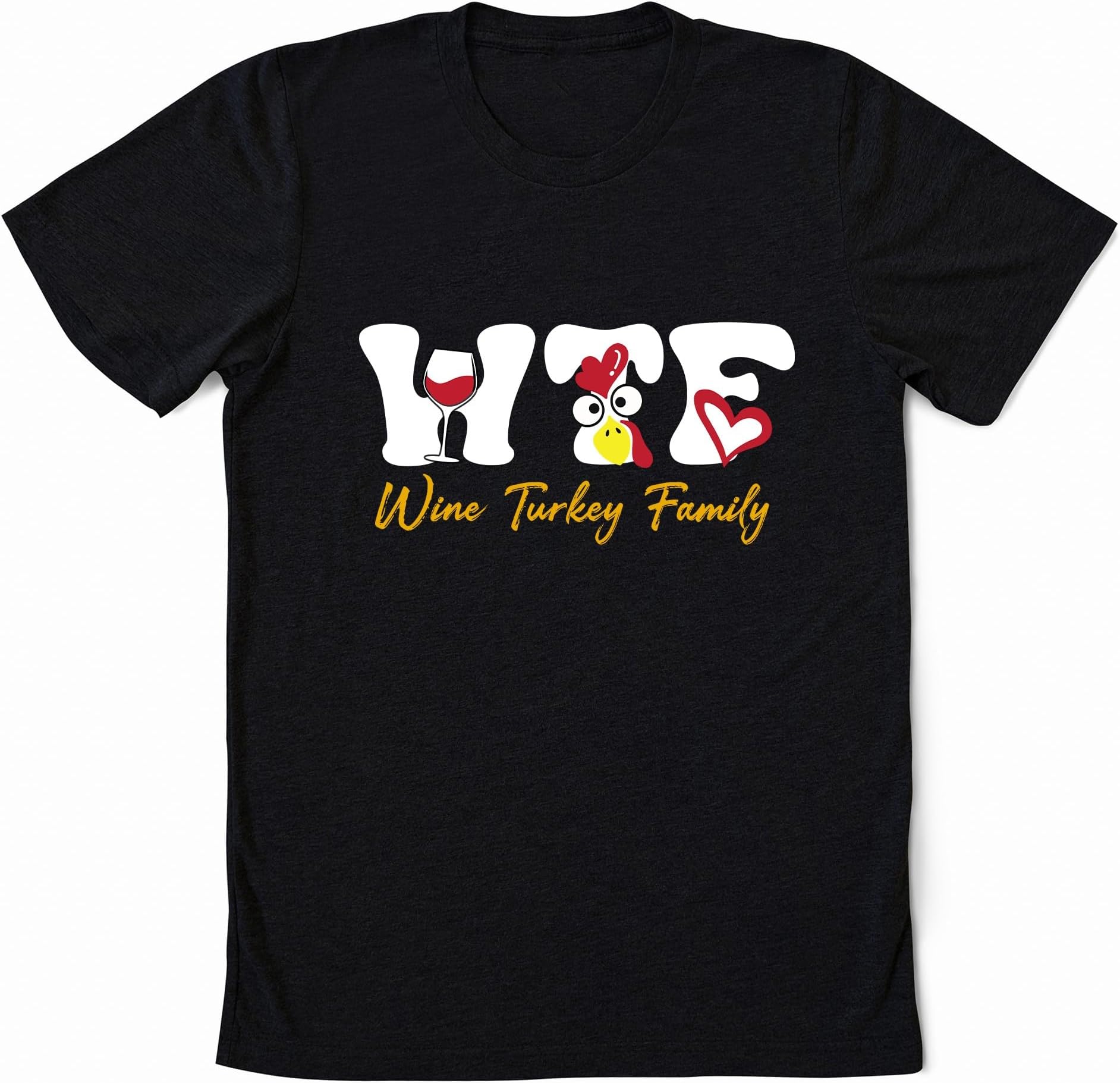 Funny WTF Wine Turkey Family Shirt, Family Thanksgiving Dinner Shirt, Family Matching Sweatshirt, Thanksgiving Family Tshirt, Family Turkey Gift