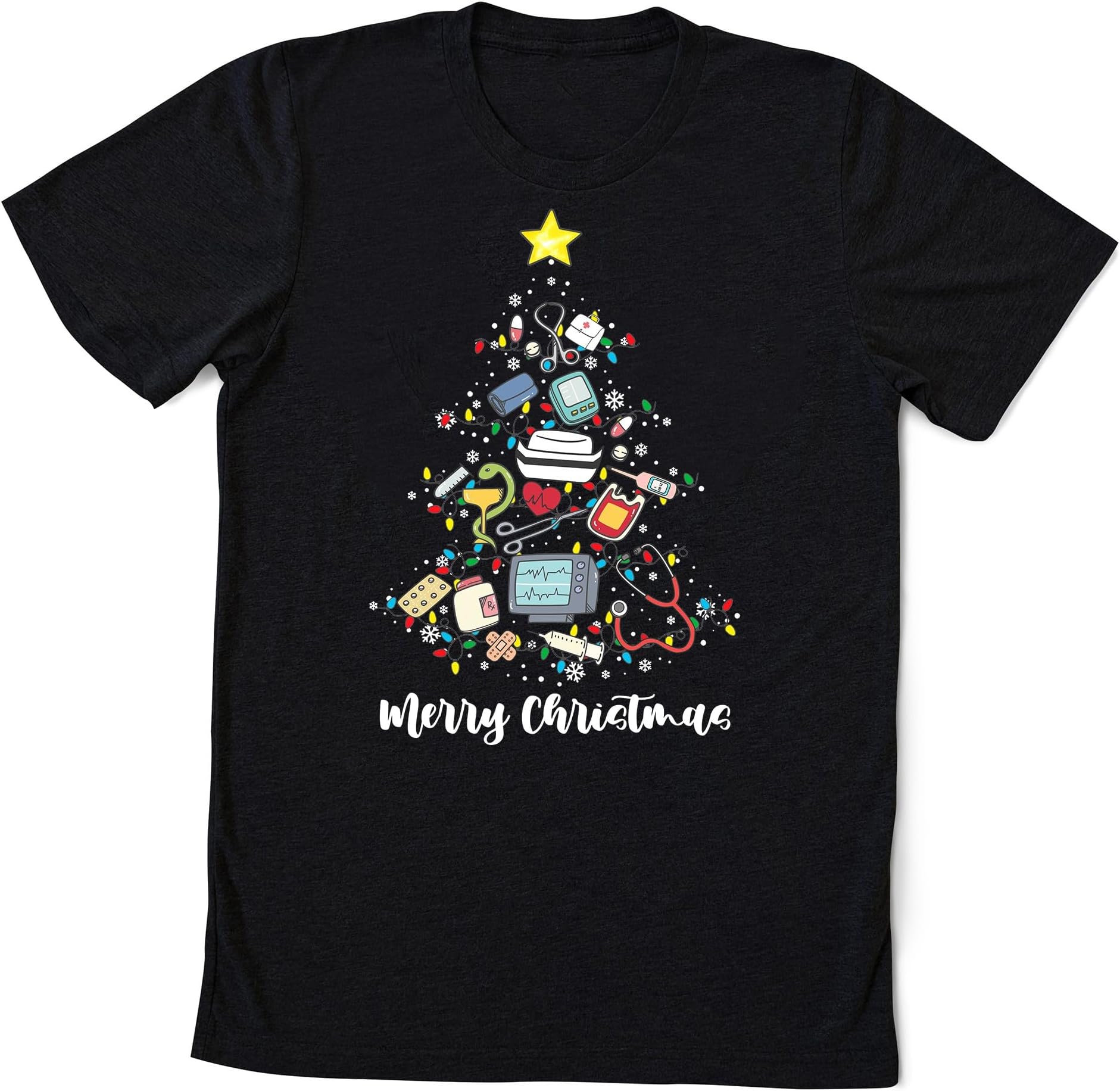 Nurse Christmas Tree Shirt, Nurse Shirt, Nursing Shirt, Nurse, Christmas Shirt Xmas Gift for Nurse