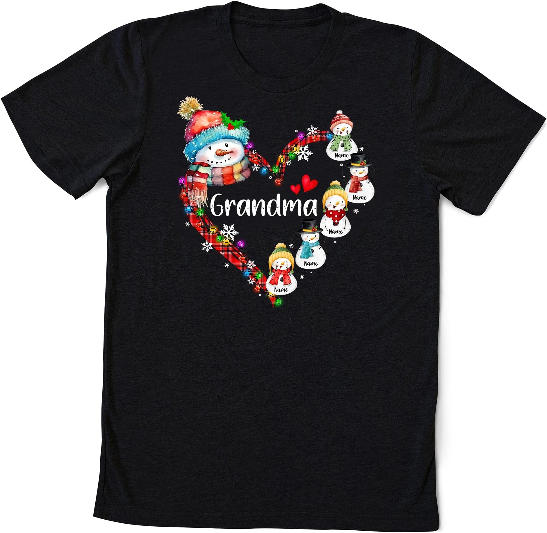 Christmas Love Grandma Snowman Shirt, Christmas Nana Little Snowmen Shirt, Grandma Mimi Nana Xmas Gift, Mimi Shirt for Christmas