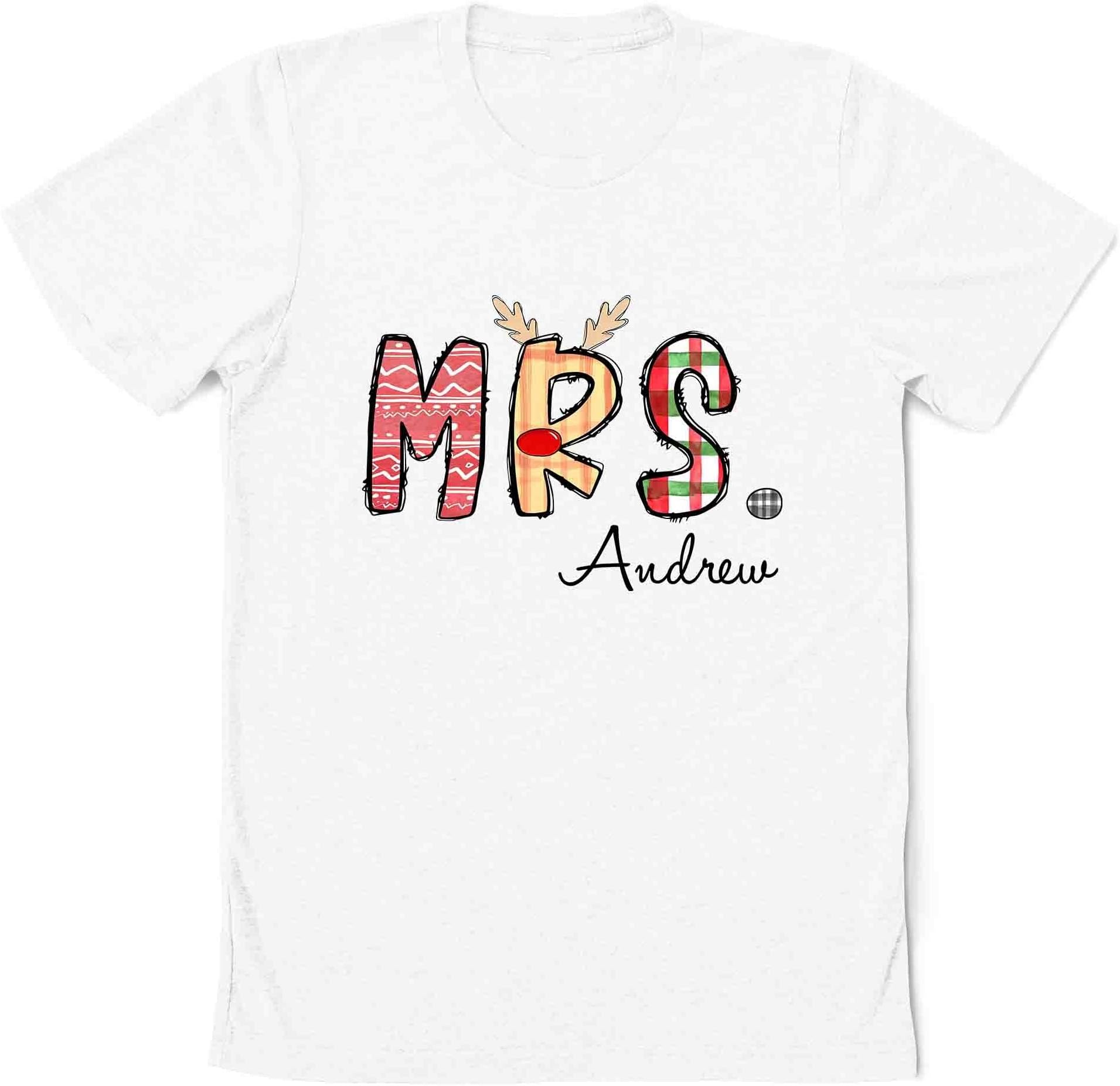 Christmas Custom Name Teacher Shirt, Christmas Teacher Shirt, One Merry Teacher, Christmas Teacher Gift
