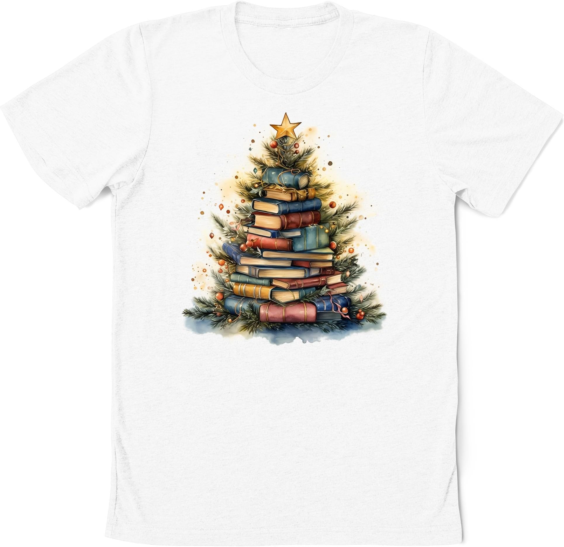 Christmas Book Tree Shirt, Book Lovers, Bookworm Christmas Shirt,Gift for Teachers,School Christmas