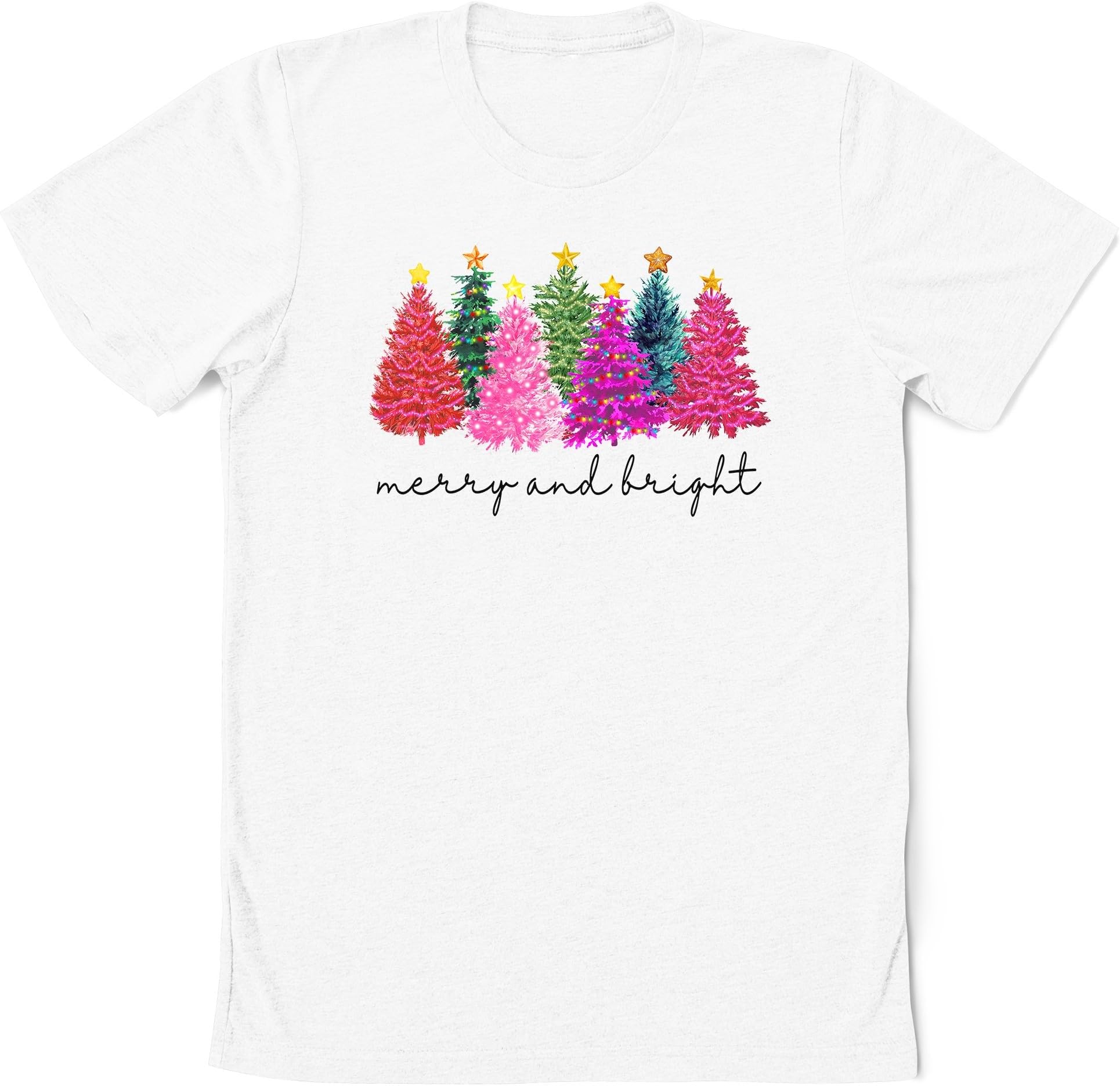 Christmas Trees Sweatshirt, Christmas Tree Sweater, Cute Holiday Tee, Women Christmas Tree Shirt,Christmas Shirt