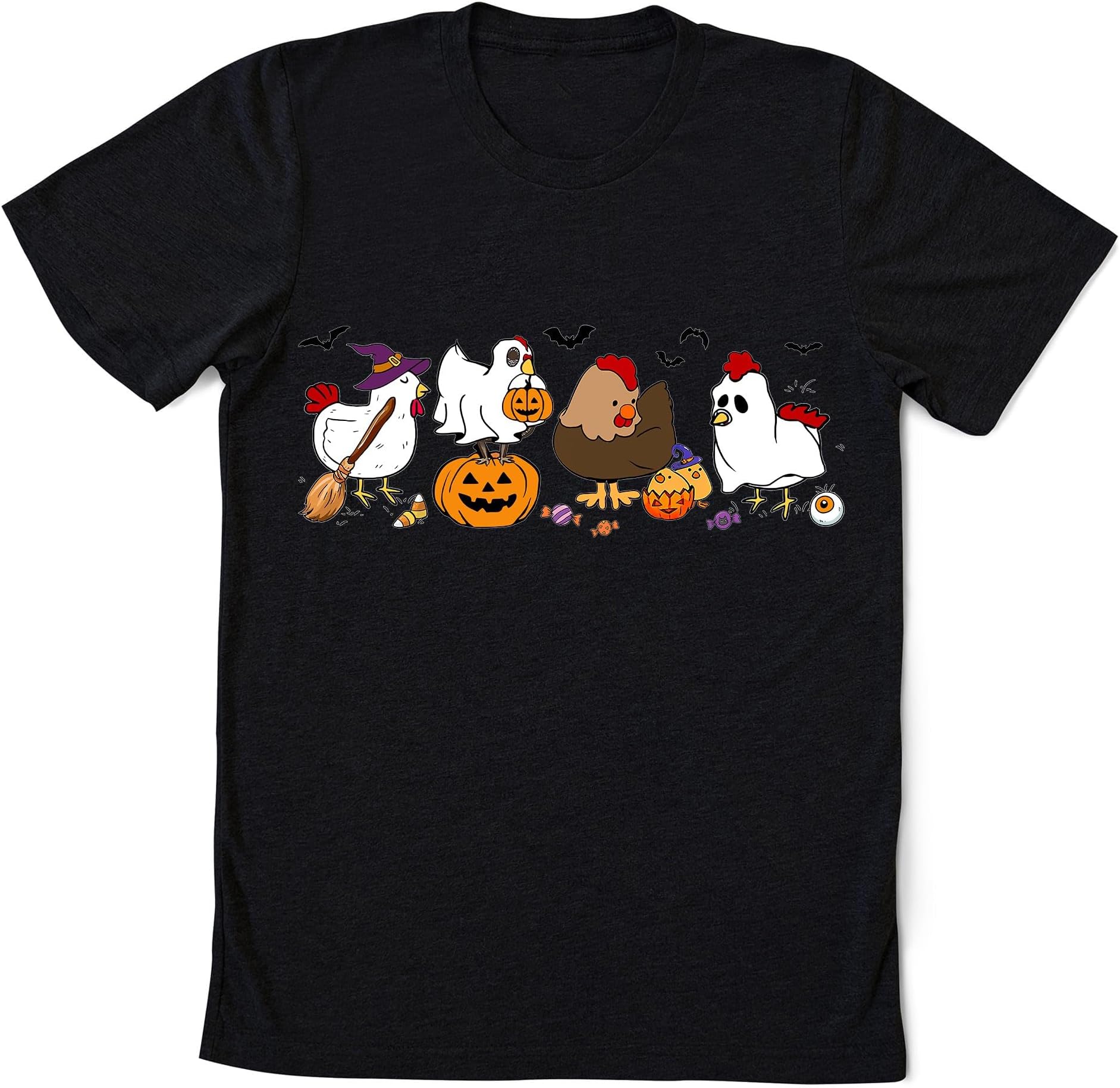Ghost Chicken Sweatshirt, Cute Chicken Ghost Shirt, Chicken Lover Shirt, Spooky Season Shirt, Farmer Halloween Shirt, Farming