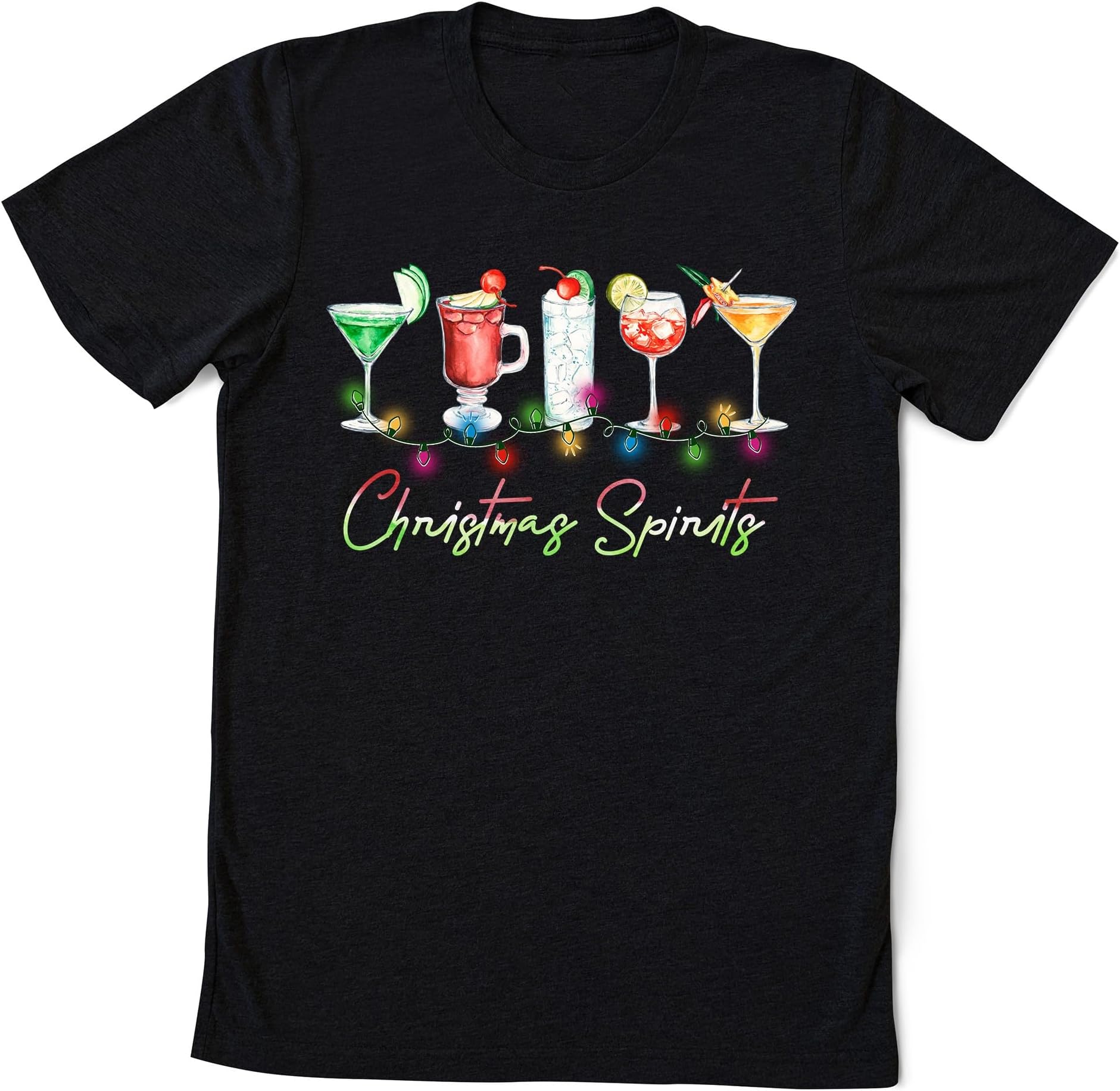 Christmas Spirits Shirt, Funny Bartender Shirt, Christmas Bartender Gift, Xmas Party Shirt