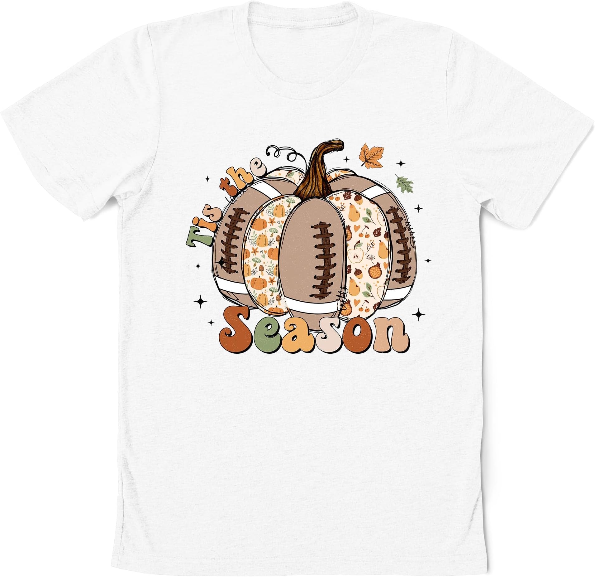 Tis The Season Thanksgiving Pumpkin Football Shirt, Football Team Fall Season Shirt, Fall Football Pumpkin Shirt, Football Thanksgiving Gift