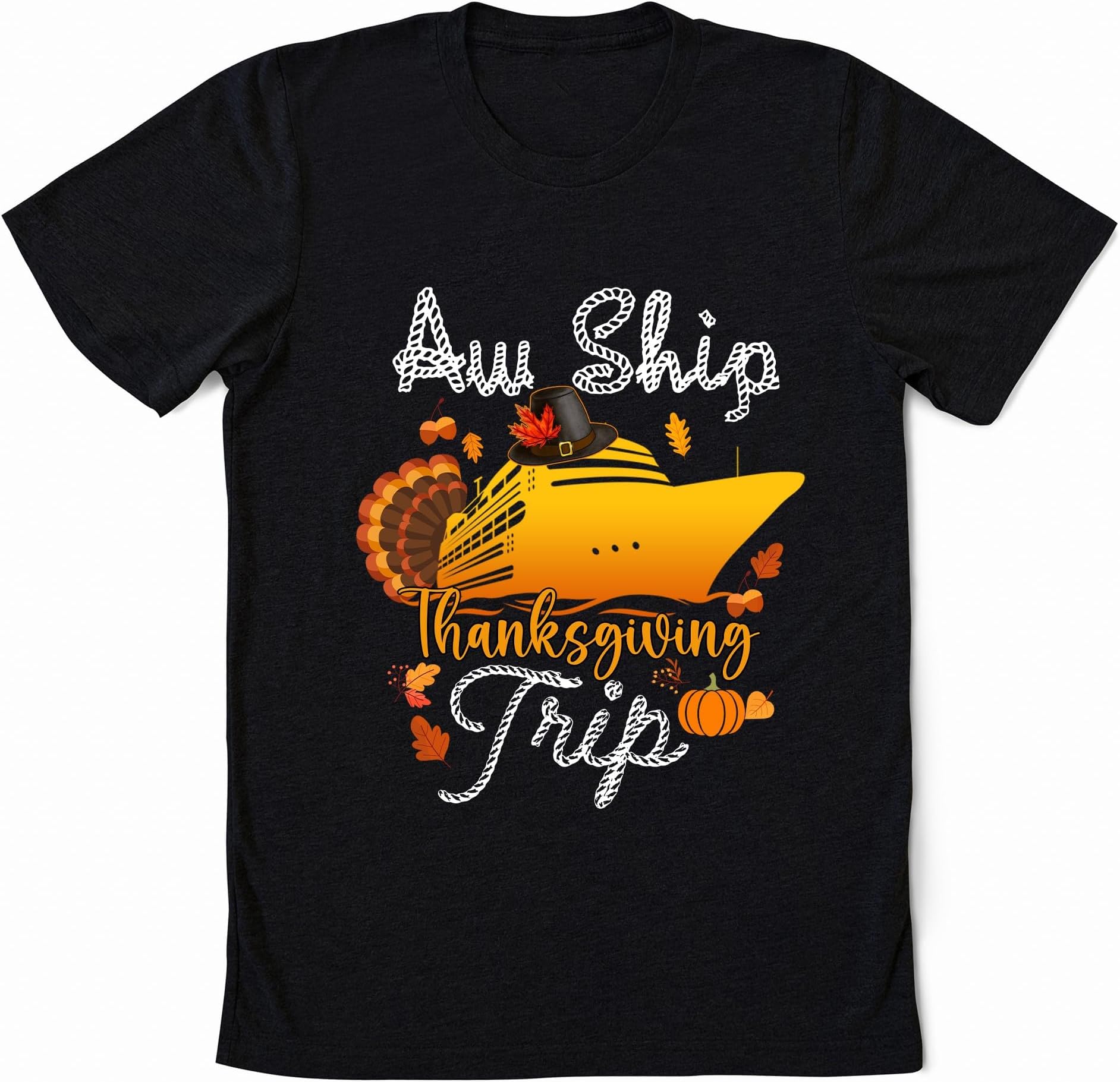 Aw Ship Thanksgiving Trip Shirt, Family Thanksgiving Cruise Crew 2023 Ship Shirt, Thanksgiving Vibes Cruise Tee, Family Cruise Shirts, Matching Shirts