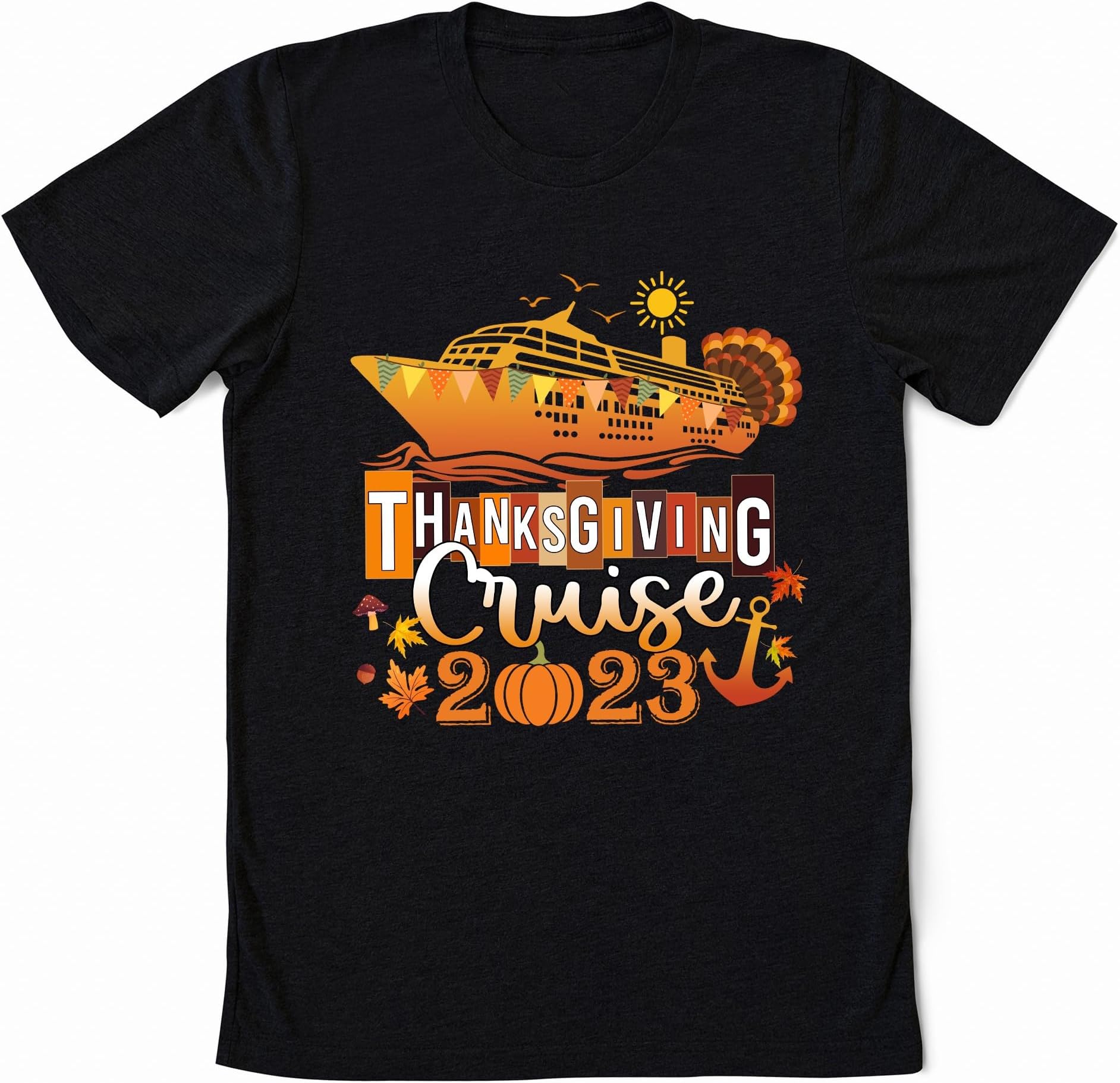 Thanksgiving Cruise 2023 Sweatshirt, Thanksgiving Vacation Shirt, Cruise Squad Shirts, Matching Family Group Tees, Matching Family Cruise Gift