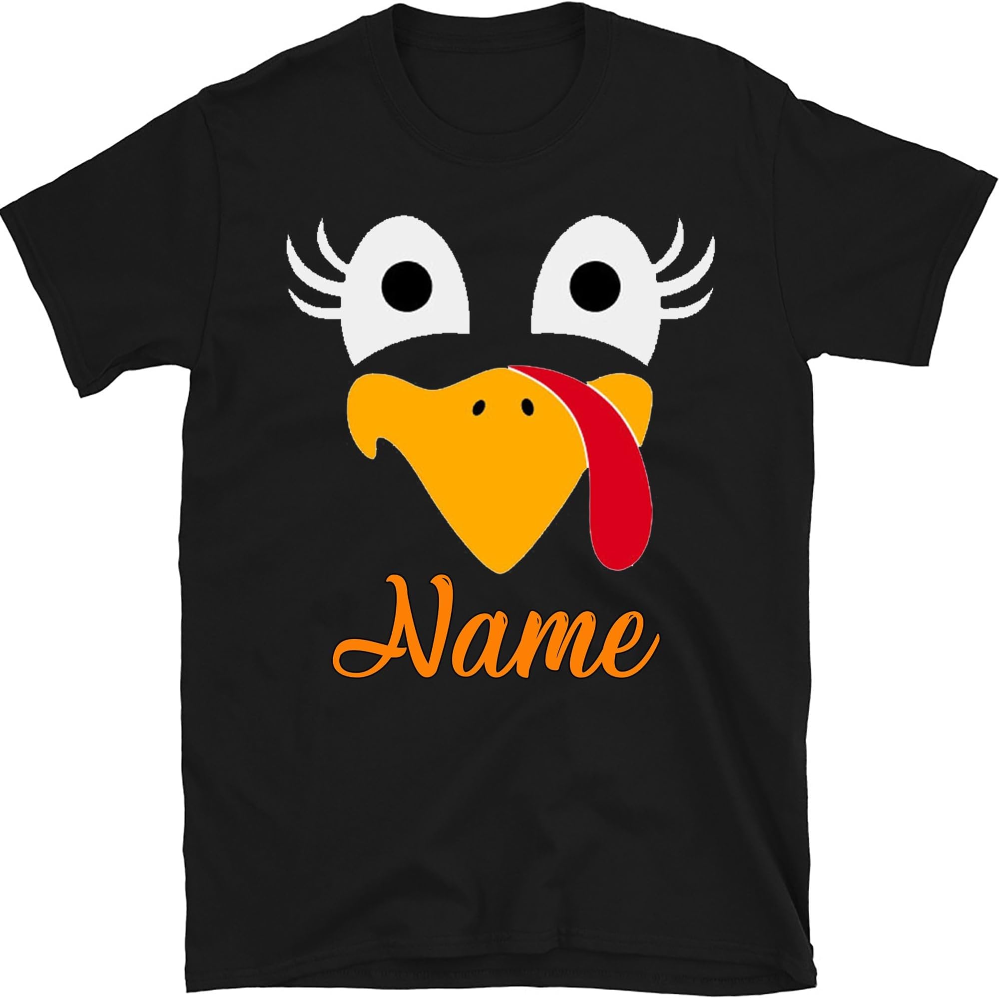 Personalized Funny Face Turkey Shirts, Cute Turkey Fall Thanksgiving Shirt, Thanksgiving Sweatshirt, Friendsgiving Shirt, Group Thanksgiving Shirt