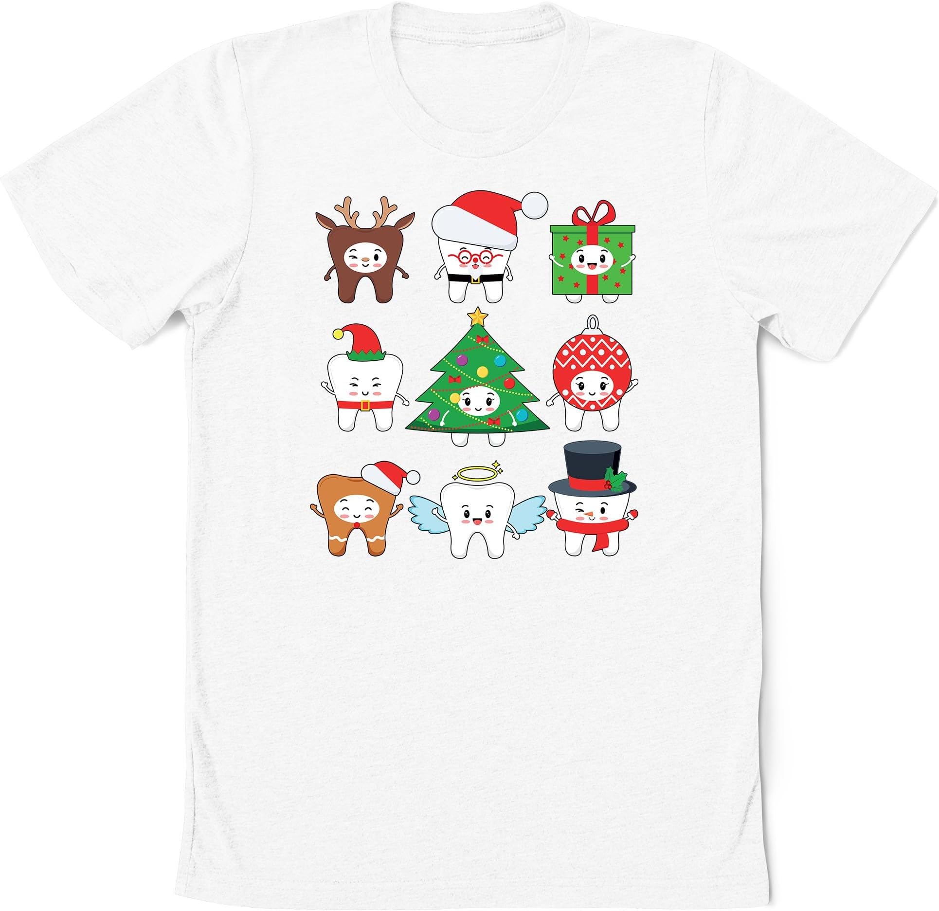 Christmas Tooth Shirt, Funny Xmas Dentist T-Shirt, Christmas Tooth T-Shirt, Christmas Dentist Student Gift, Merry Christmas Shirts