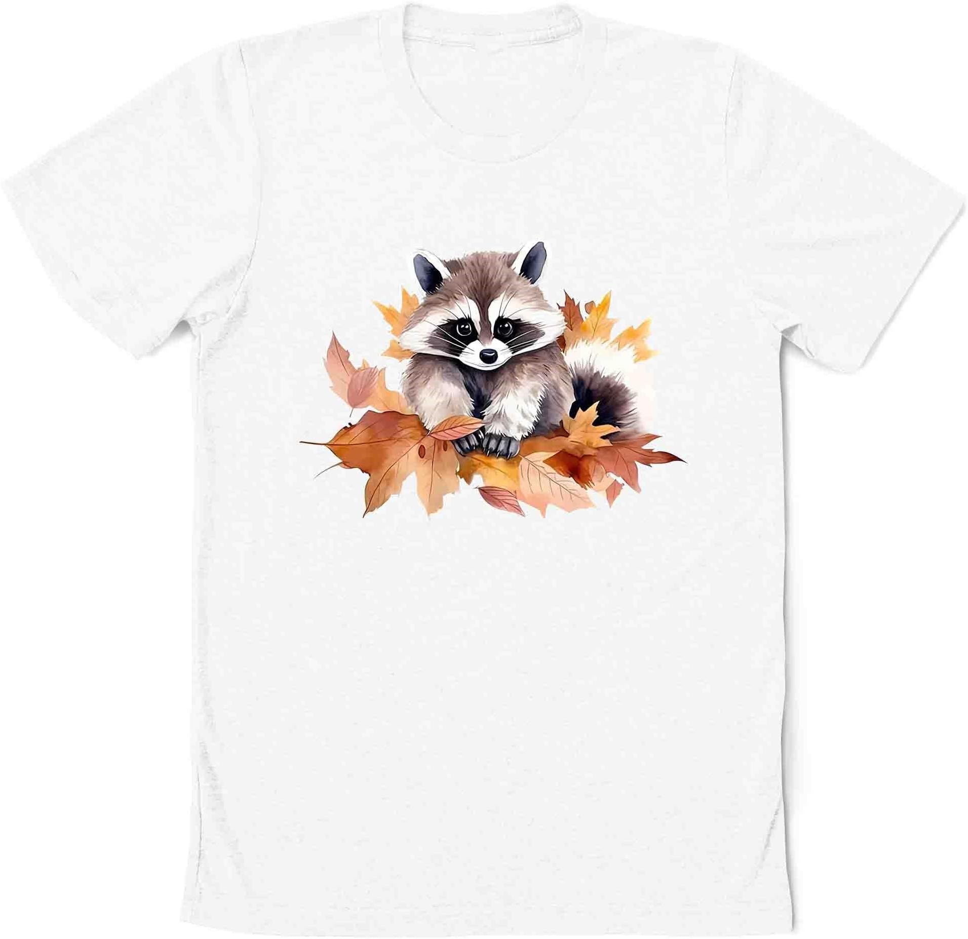 Racoon Fall Sweatshirt, Autumn Leaves Sweater, Racoon Lover Gift, Fall Vibes Sweatshirt, Thanksgiving Sweatshirt