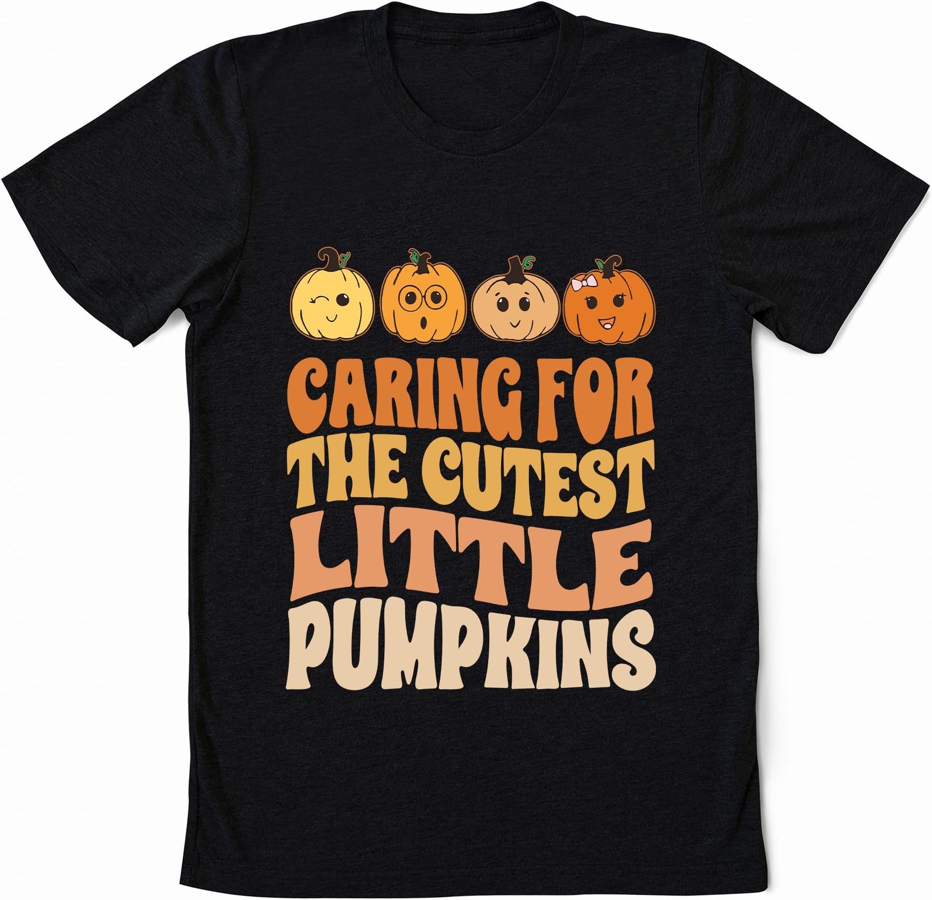 Caring for The Cutest Little Pumpkins Shirt, Mother Baby Nurse Thanksgiving Sweatshirt, Mom Baby Fall Pumpkins Tee, NICU Nurse Halloween Shirt