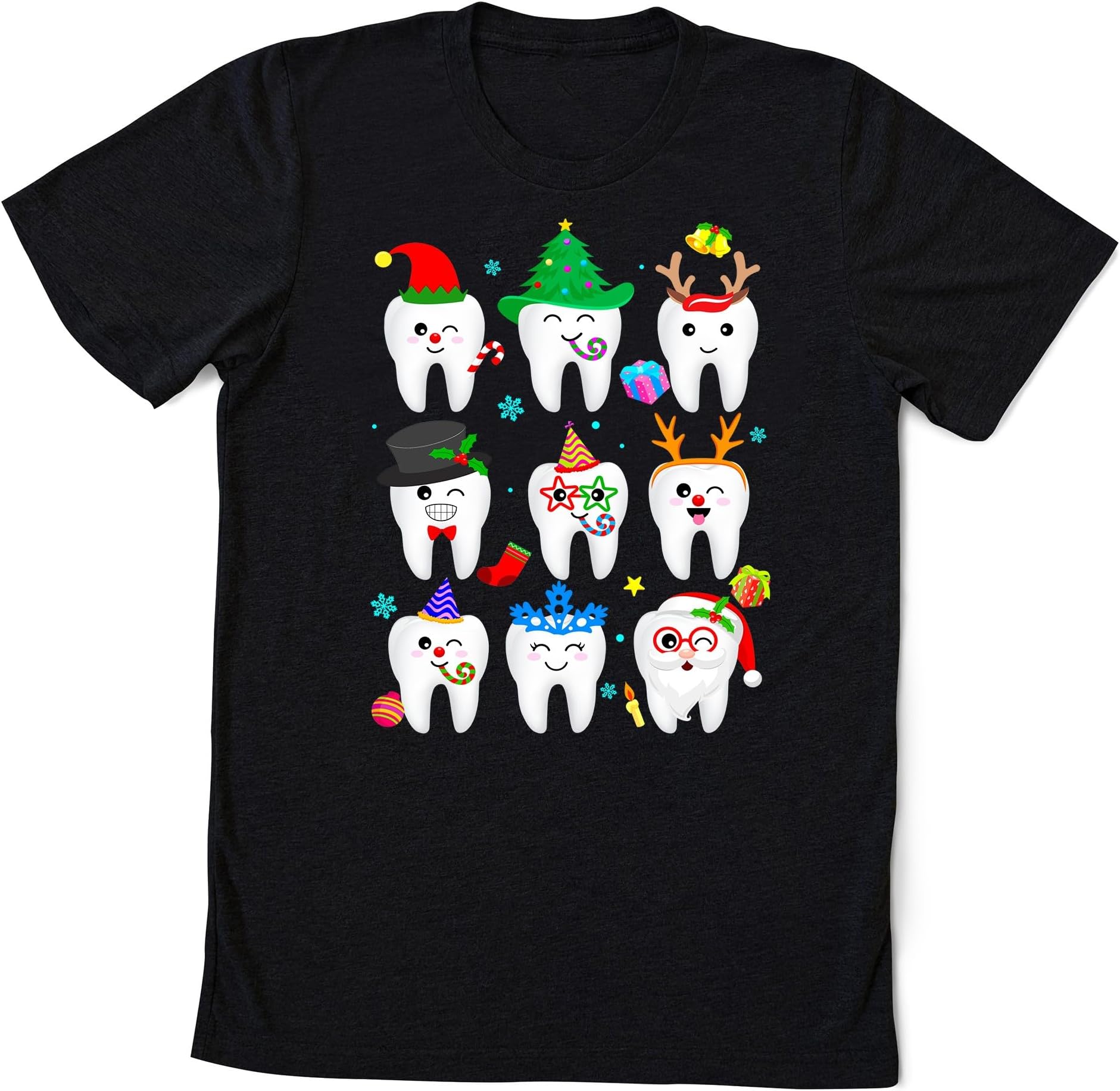Christmas Cute Tooth Shirt, Funny Dentist Xmas Gift, Christmas Tooth T-Shirt, Christmas Dentist Student Gift, Merry Christmas Shirt
