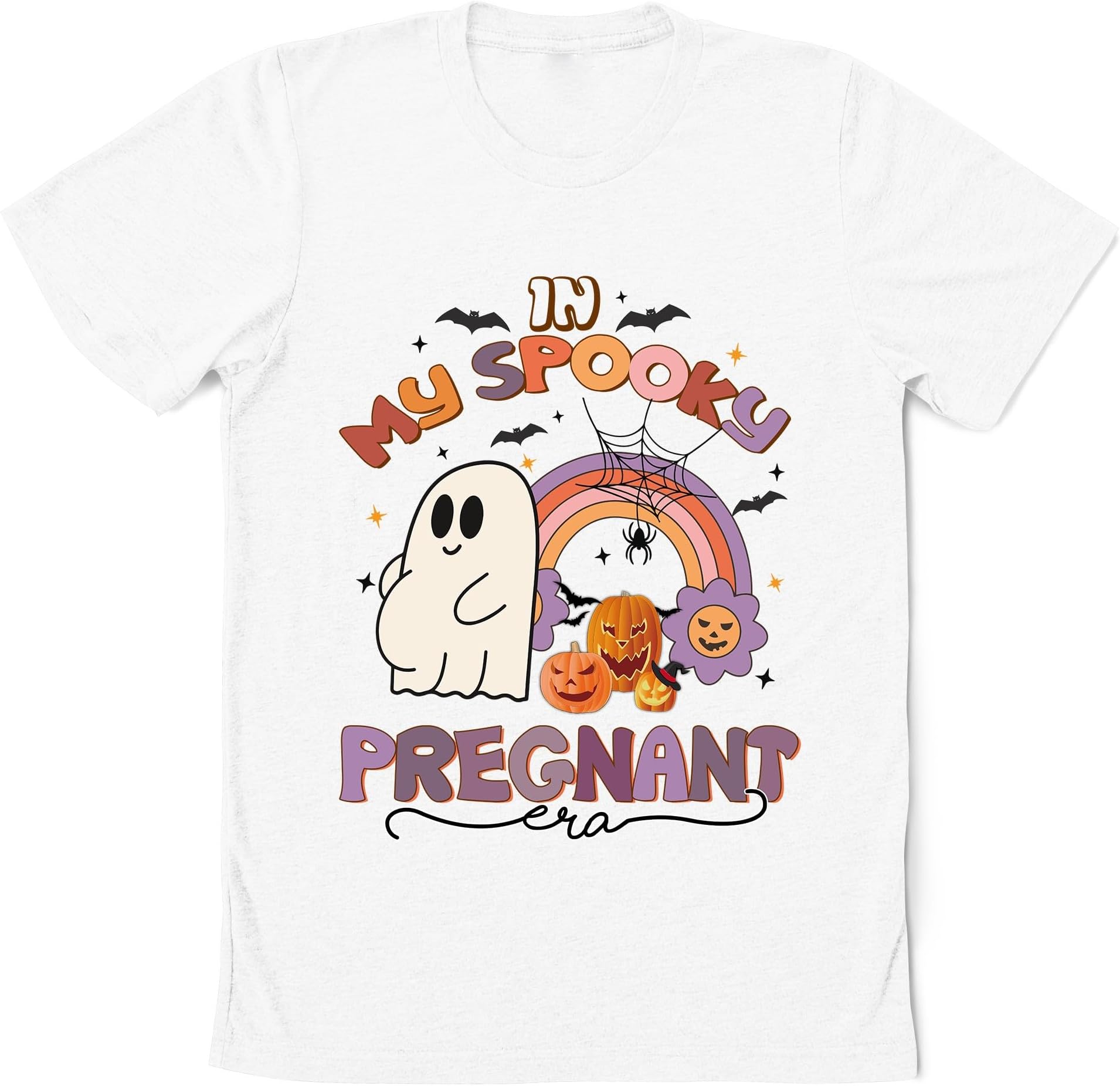 in My Spooky Pregnant Shirt, Funny Pregnancy Announcement Shirts, Pregnant Halloween Sweater, Pregnant Mom Shirt, Mummy to Be Gift, New Baby Reveal
