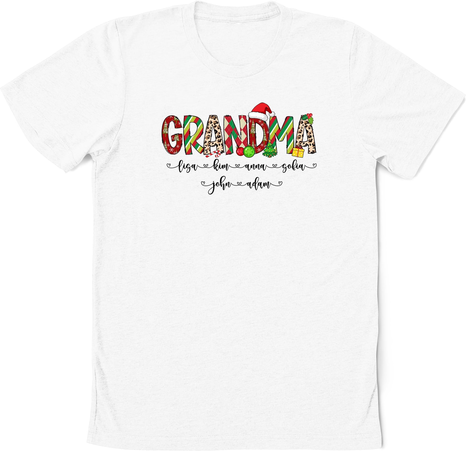 Nana Christmas Shirt, Cute Grandma for Nana, Grandma Claus Shirt,Xmas Nana Mimi Grandma Shirt, Christmas Party Gift
