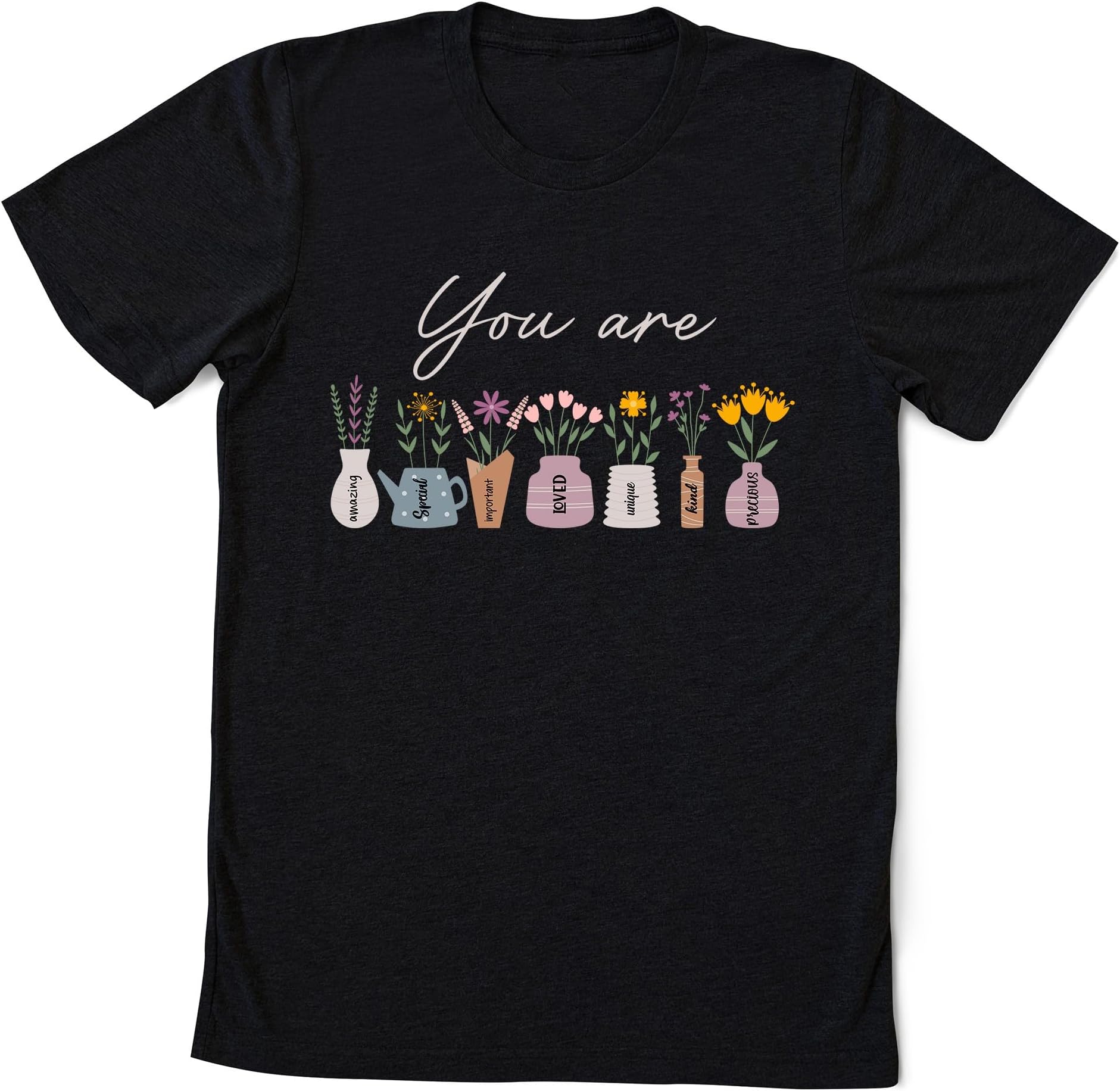 Floral Bible Verse Shirt, God Says You are Shirt, Christian Shirt, Wildflower Tee, Women Empowerment Shirt, Motivational Gift