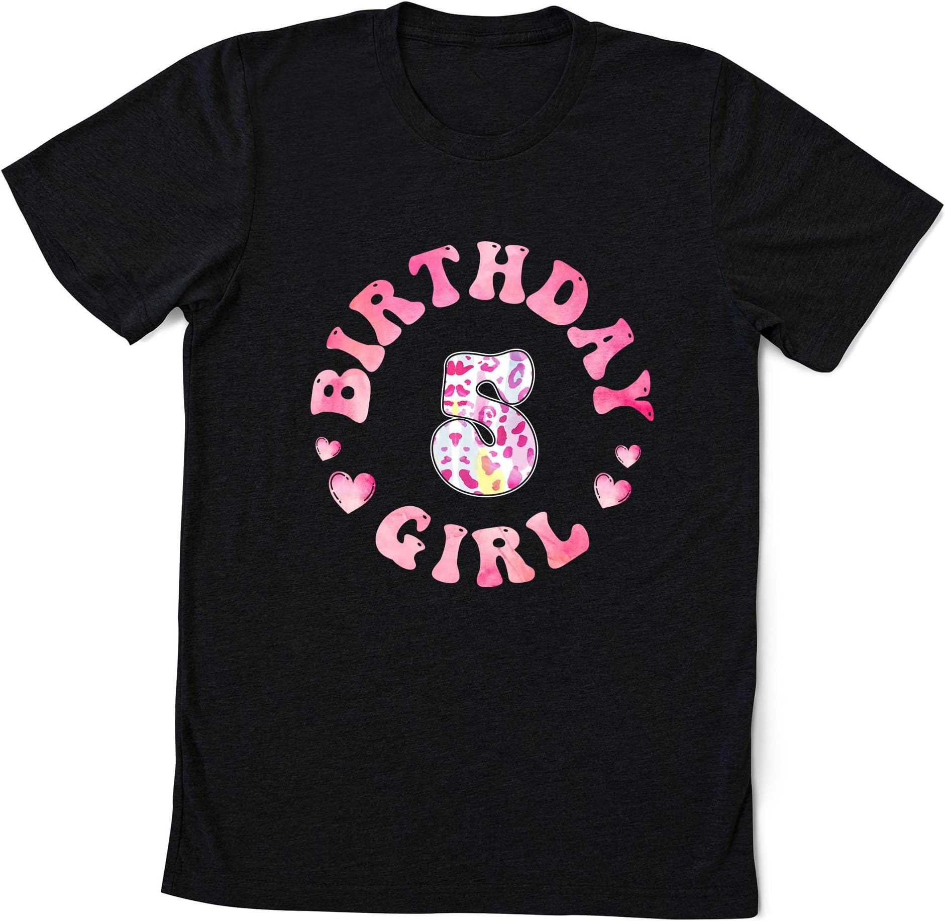 Birthday Girl Pink Leopard Shirt, Custom Birthday Girl Shirt, Pink Birthday Party Shirt, Birthday Toddler Youth Kid Shirt