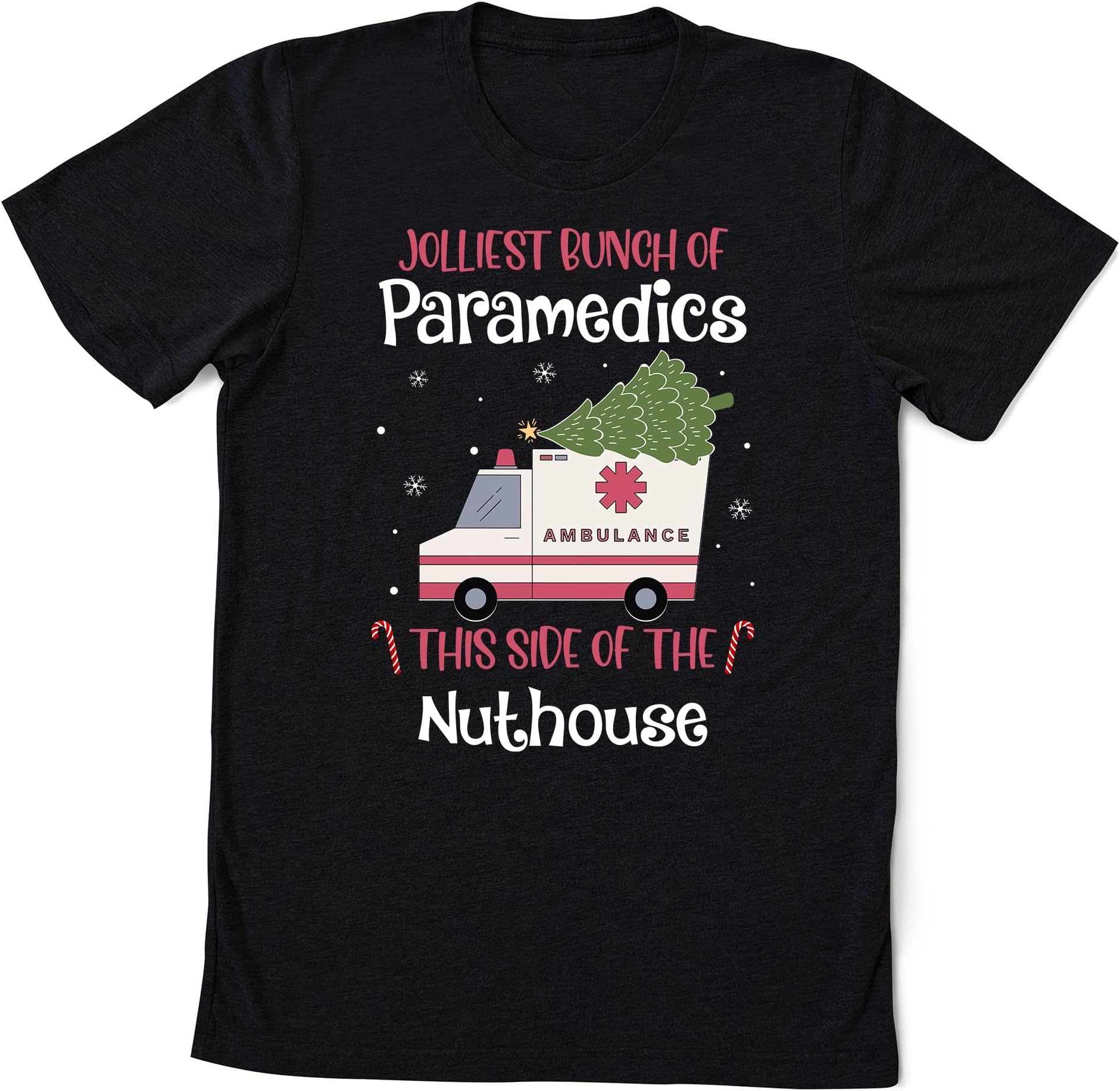 Jolliest Bunch of Paramedics Shirt, Christmas Paramedic Shirt, EMT EMS Shirt, EMT Life Gift