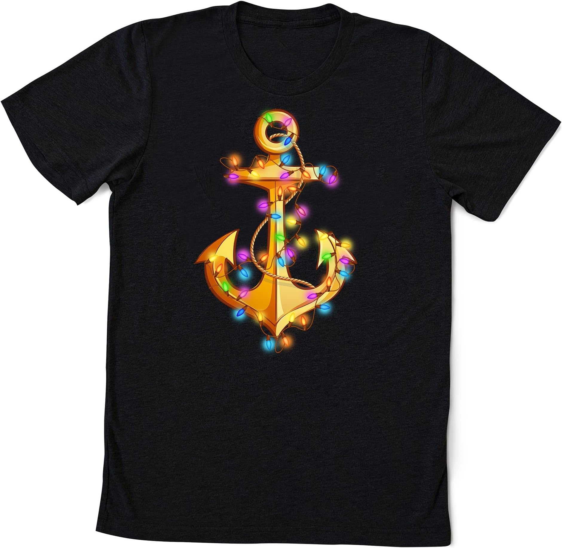 Christmas Lights Boating Sailing Cruise Boat Gifts T-Shirt, Christmas Boat T-Shirt, Cruise Shirts, Boating Shirt, Cruise Shirt