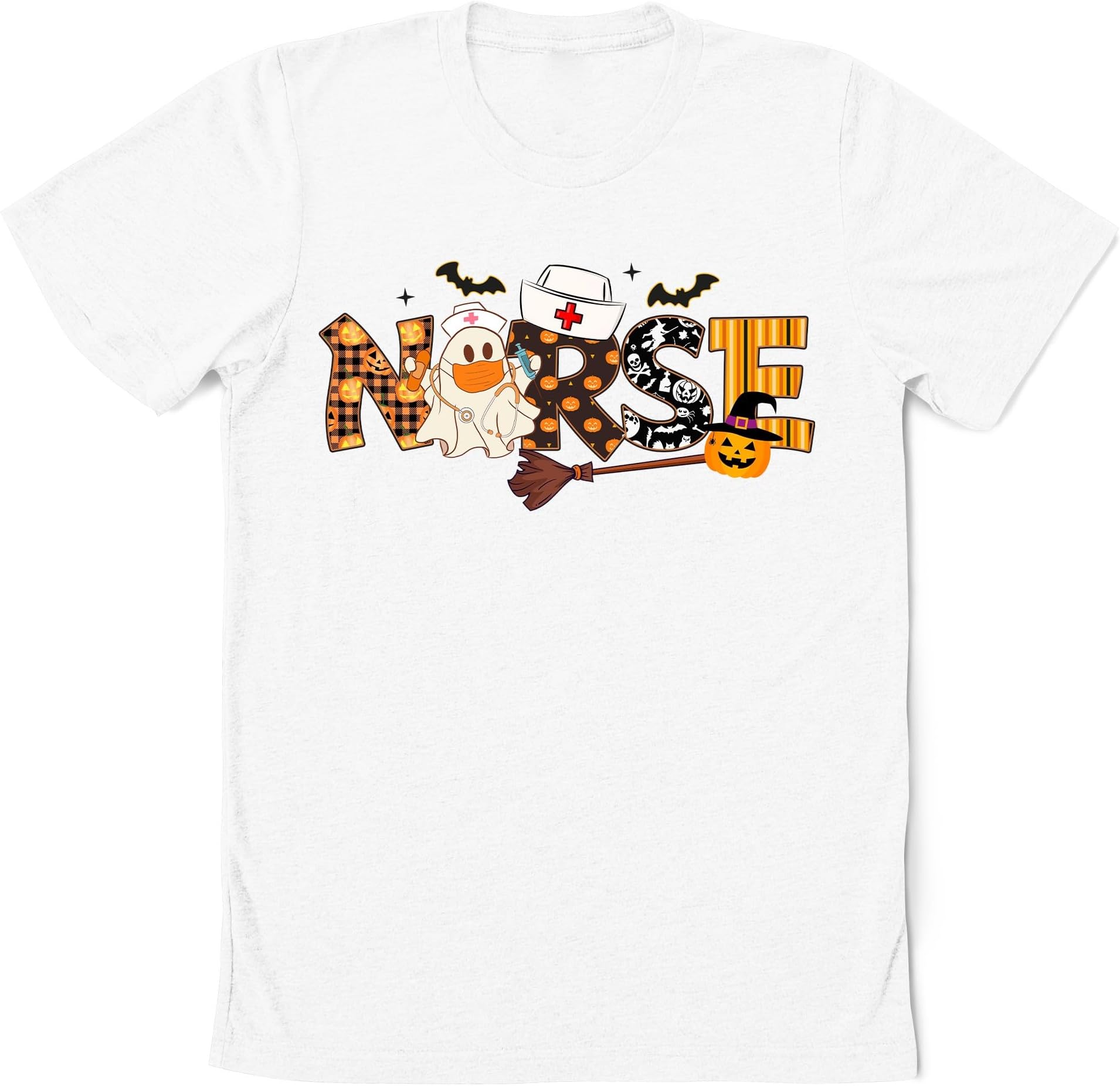 Halloween Nurse Shirt, Cute Ghost Nurse Shirt, Spooky Nurse Sweatshirt, Halloween Nurse Outfit, Fall Sweatshirt for RN ER Nurse