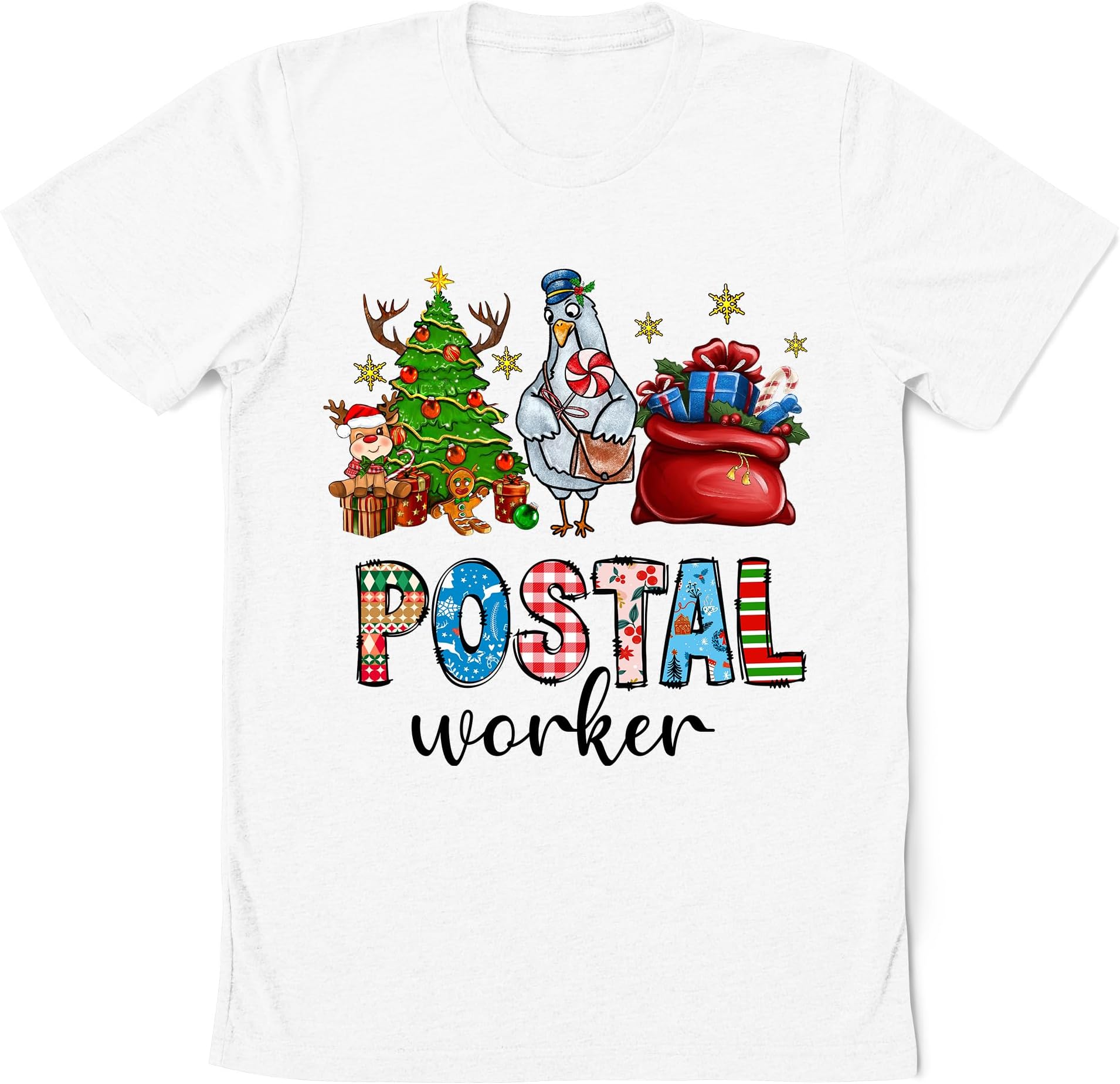 Merry Christmas Postal Worker Shirt, Postal Worker Christmas Shirt, Santa Postman Shirt, Mail Carrier Shirt, Post Office