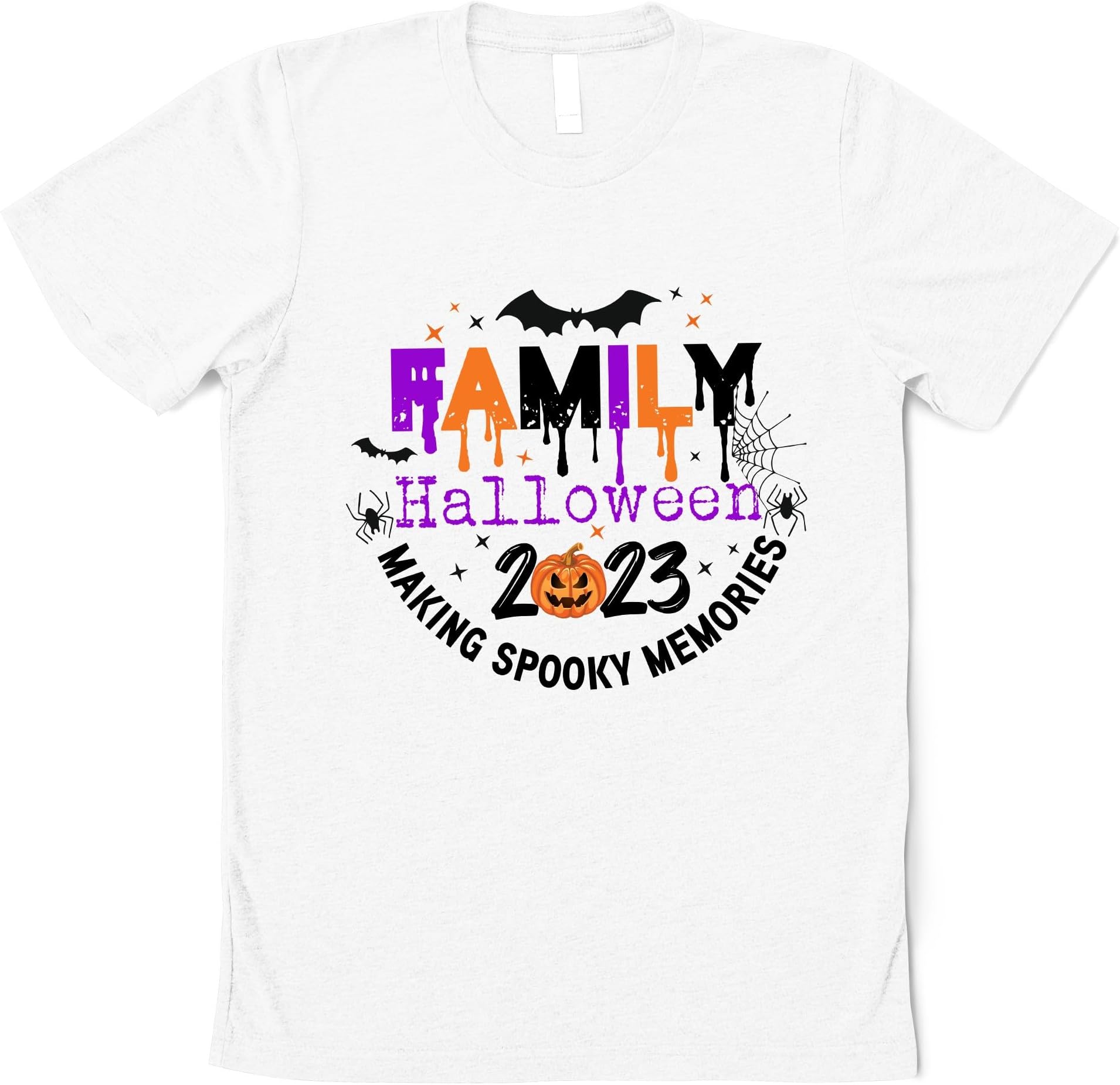 Personalized Family Halloween 2023 Making Spooky Memories Shirt, Matching Family Halloween Shirts, Custom Family Shirt, Halloween Party Gift