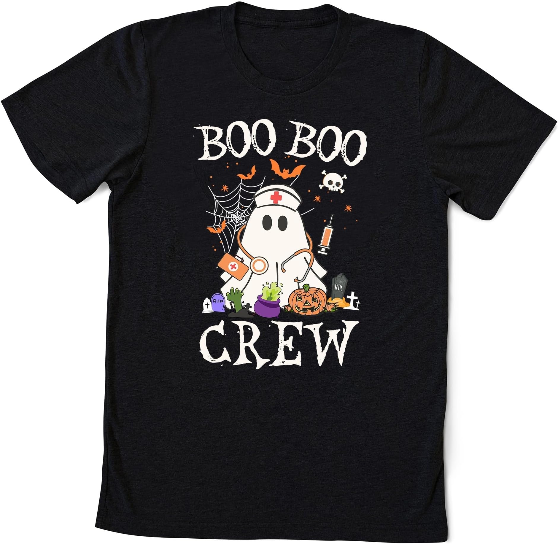 Boo Crew Shirt, Boo Halloween Shirt, Halloween Shirt, Funny Halloween Nurse Shirt, Cute Nurse Lover Gift