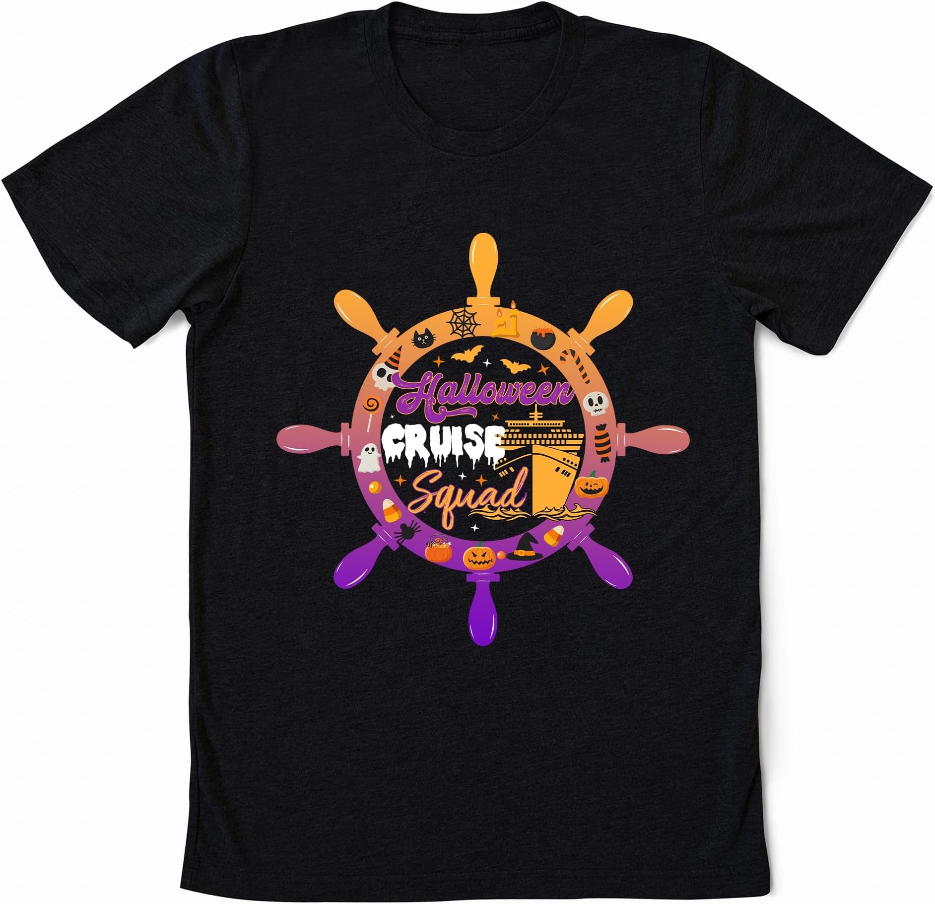 Halloween Cruise Squad Shirt, Spooky Cruise Shirt, Halloween Cruise 2023 Sweater, Cruise Matching Shirt, Halloween Party Shirt, Family Matching Tees