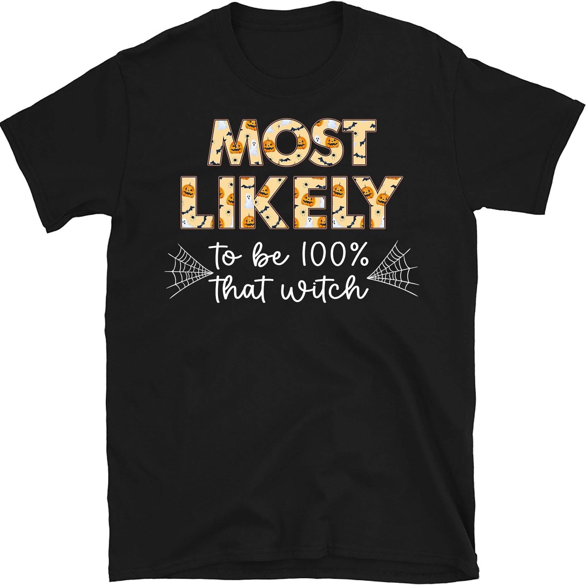 Customized Most Likely to Halloween Shirt, Matching Family Halloween Shirts with Design Most Likely to, Halloween Costumes, Halloween Outfits, Funny Halloween Party Gift