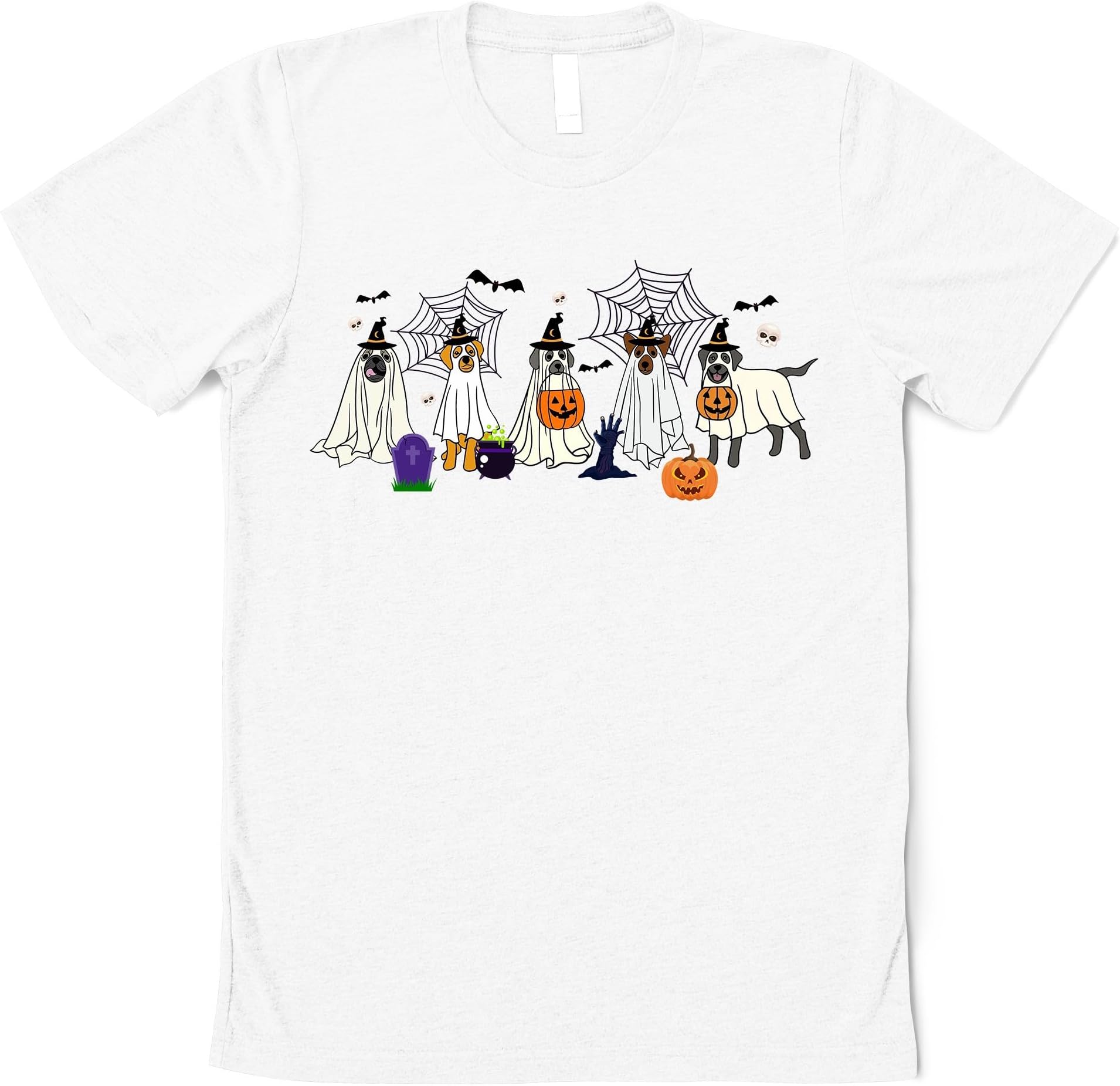 Halloween Dog Sweatshirt, Cute Ghost Dog Halloween Sweater, Ghost Sweatshirt, Ghost Dog Shirt, 2023 Happy Halloween, Retro Spooky Season