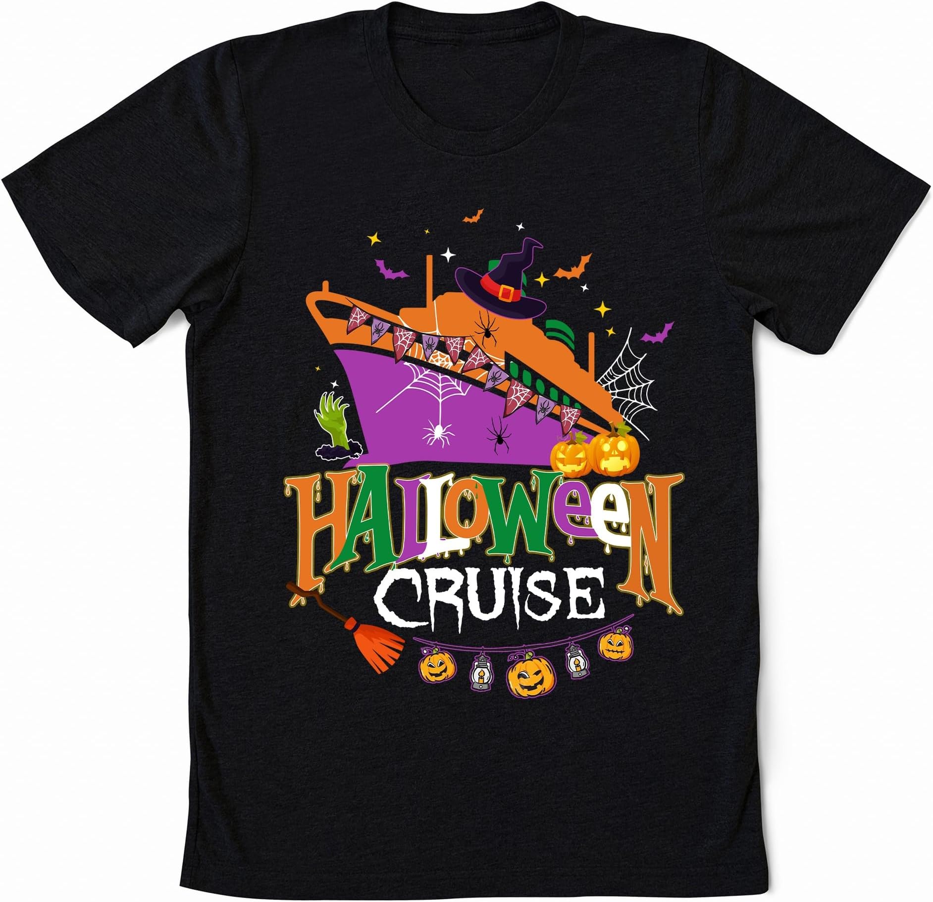 Halloween Cruise Shirt, Halloween Trip 2023, Cruiseween, Halloween Scary Pumpkin Shirt, Matching Family Halloween Shirts, Cruising Lovers Gift