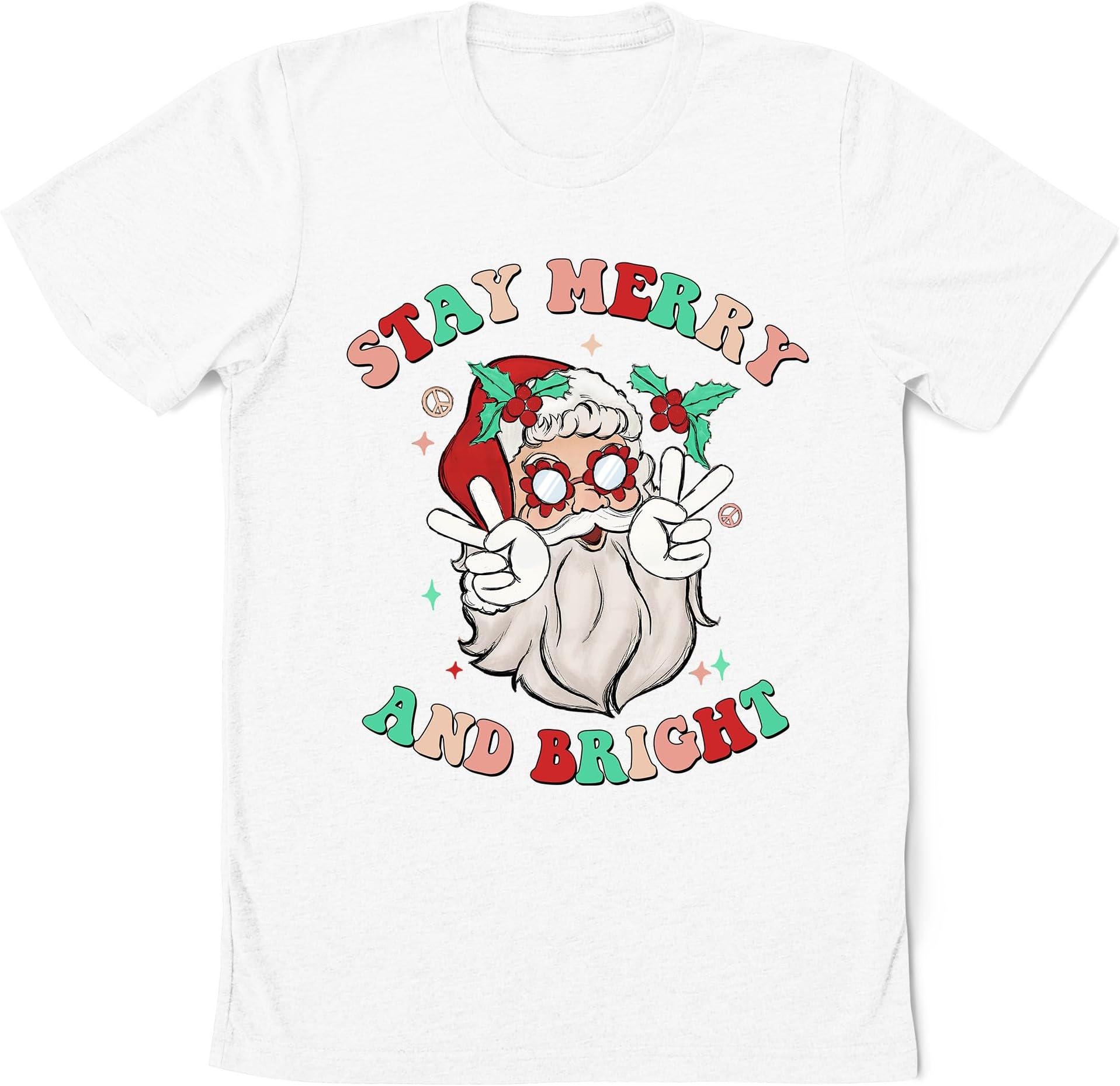 Groovy and Bright Shirt, Groovy Santa Christmas Sweatshirt, Groovy Santa Shirt, Retro Christmas Shirt, Merry Xmas Shirt, Christmas PajamasA