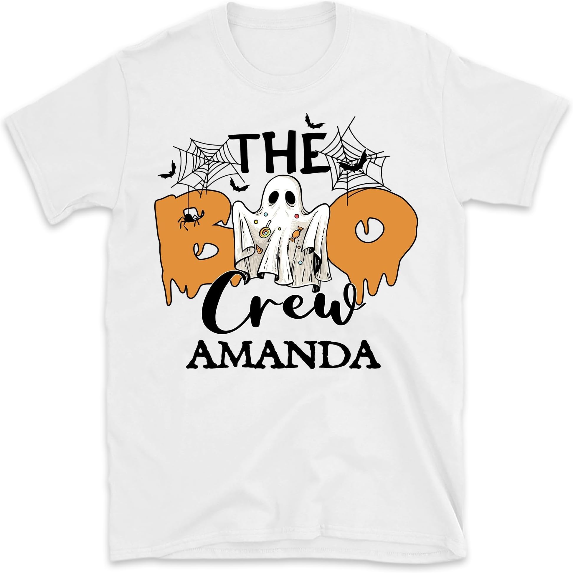 The Boo Crew Shirts, Custom Name Tshirt, Funny Boo Halloween Tees, Group Halloween Shirt, Custom Halloween Shirts, Halloween Party Shirts, Family Matching Shirts, Ghost ShirtA