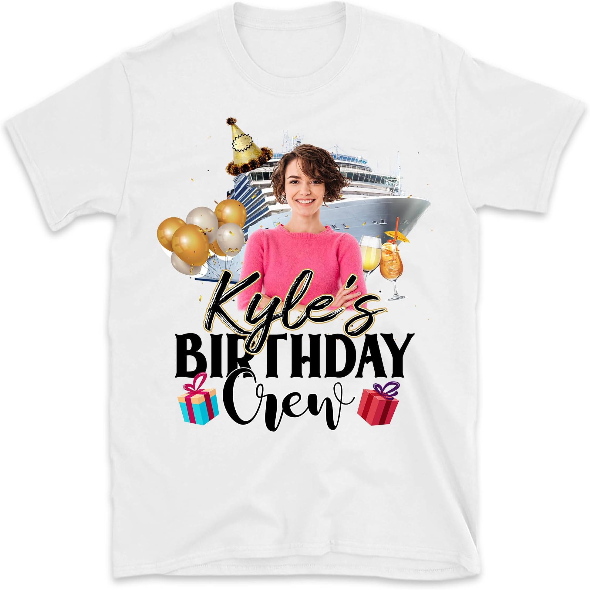 Personalized Cruise Birthday Crew, Cruise Birthday Party Shirt, Birthday Party Cruise Squad 2023, Matching Birthday Cruise T Shirt, Birthday Gift 1