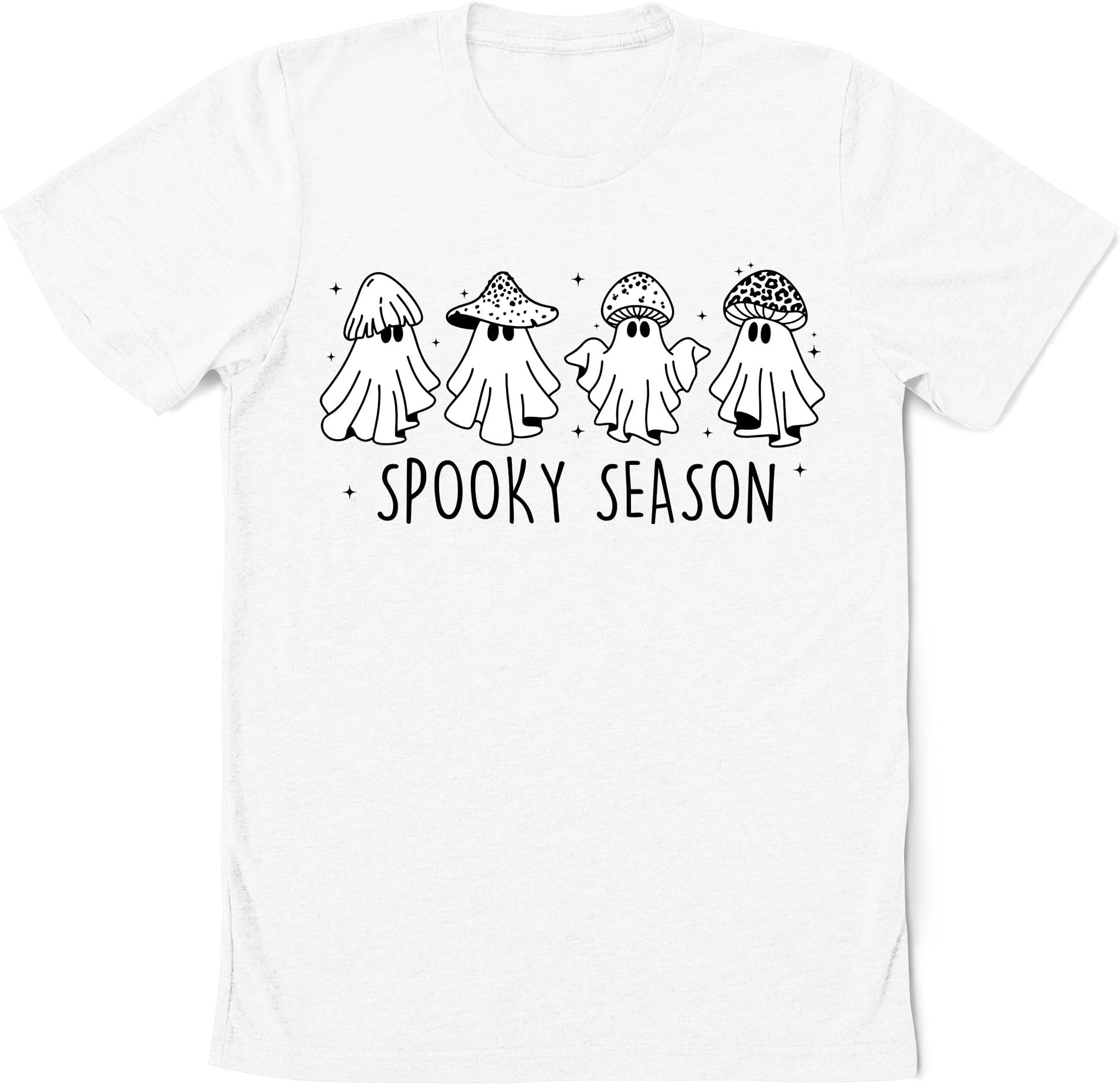Halloween Ghost Mushroom Shirt, Spooky Season Shirt, Magic Mushroom Halloween Shirt, Cute Mushroom Ghost Halloween SweatshirtA