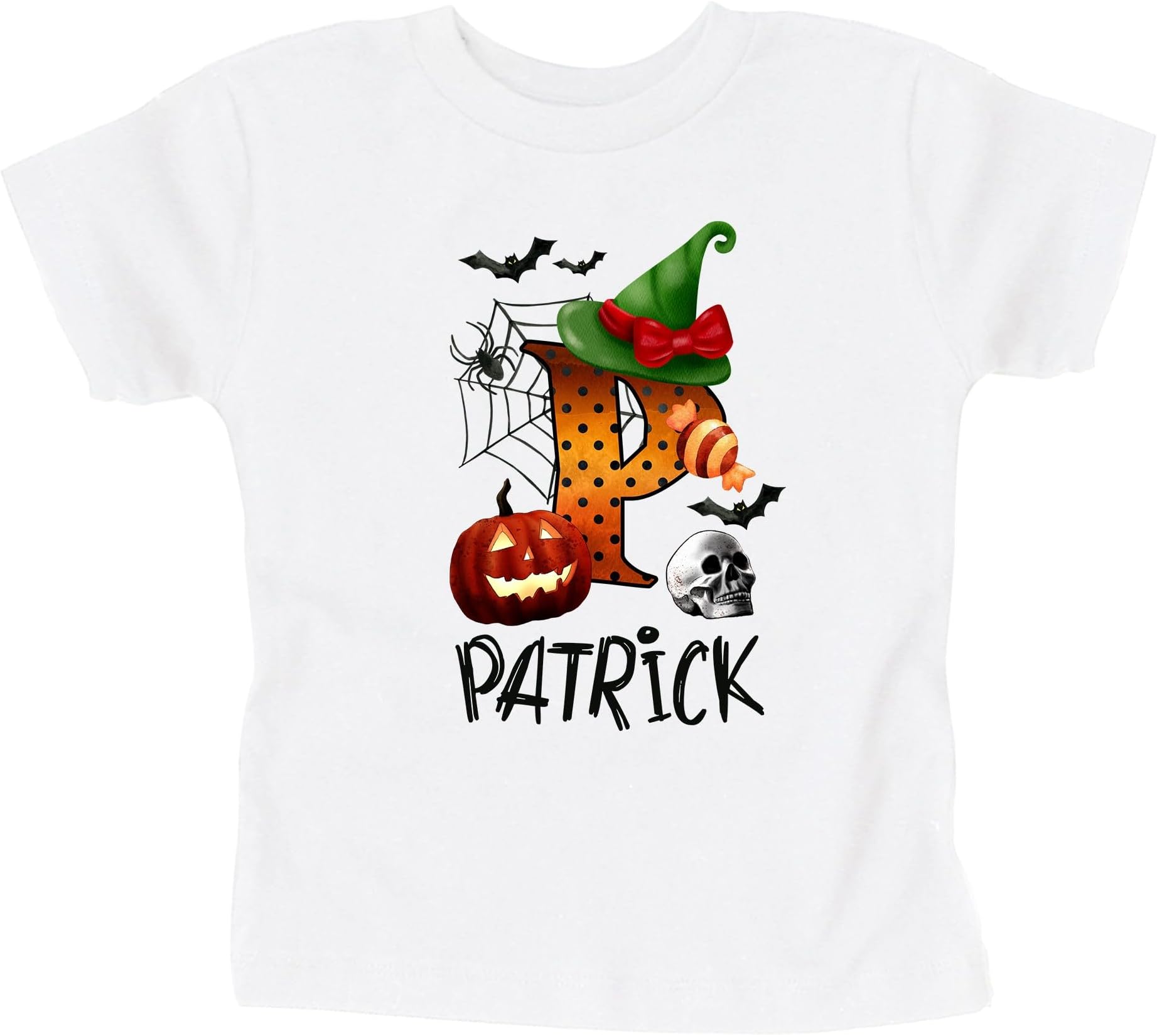 Kids Halloween Shirt, Personalized Halloween Name Shirt, Customized Name Kids Shirt, Boys Halloween Shirt, Custom Halloween Toddler Shirt