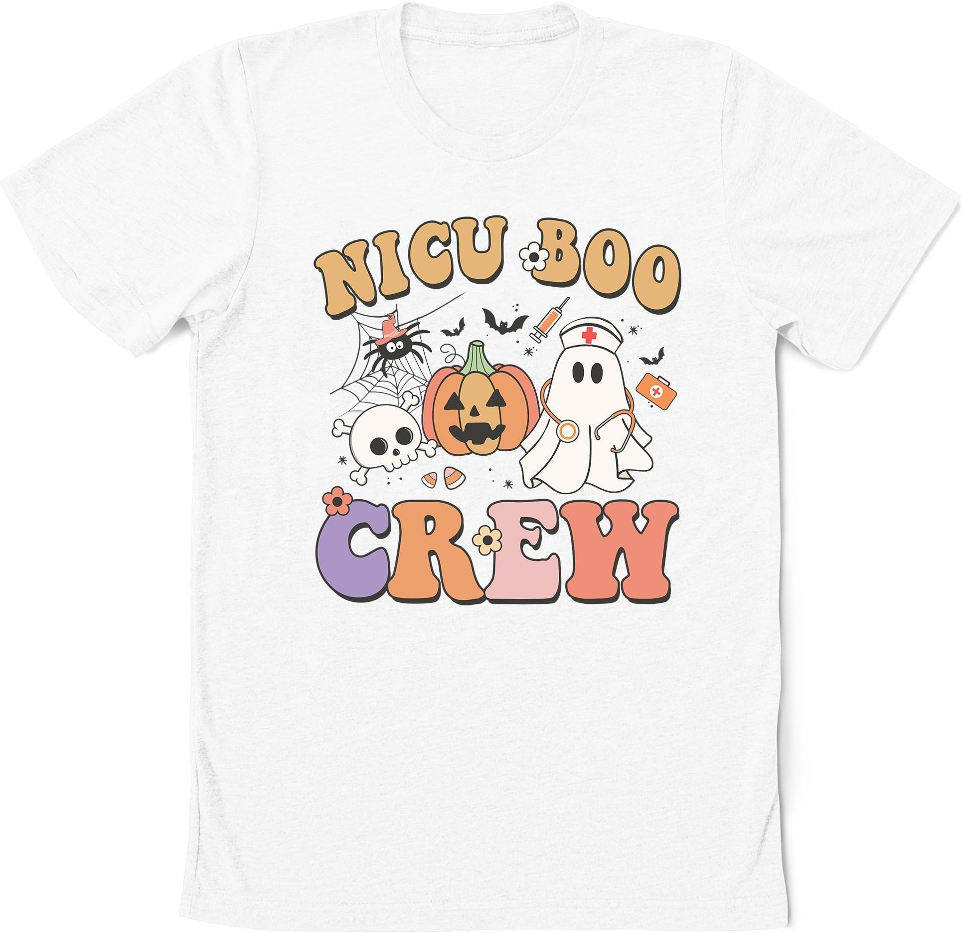 Nicu Nurse Halloween Shirt, Neonatal Nurse Boo Crew Shirt, Halloween Hospital Party Shirt, NICU Nursing Crew Tshirt, Spooky Nurse