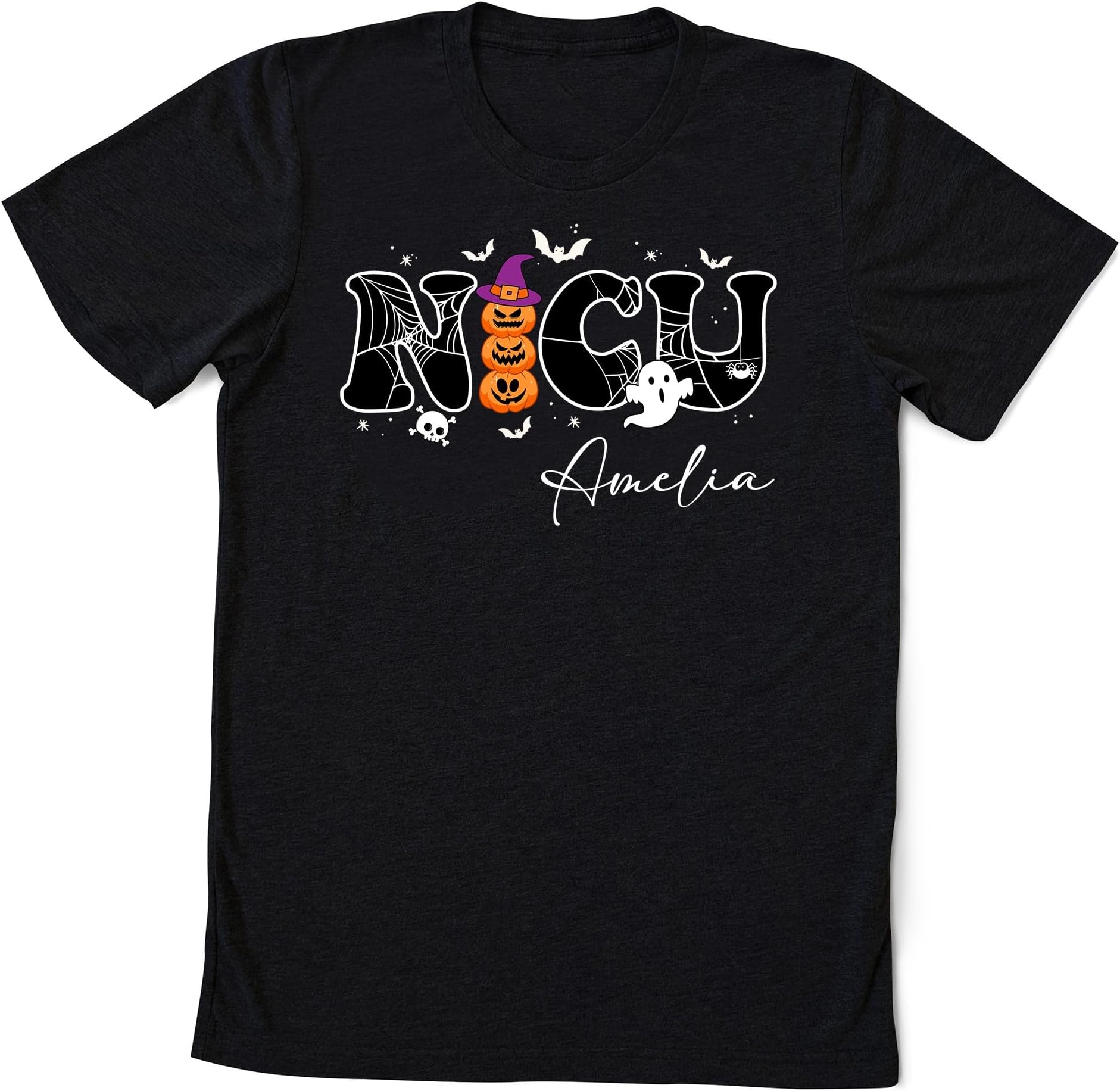 NICU Nurse Halloween Shirt, Neonatal ICU Fall Nurse Shirt, Neonatal Crew, Spooky Neonatology Shirt, Pumpkin Nurse Apparel