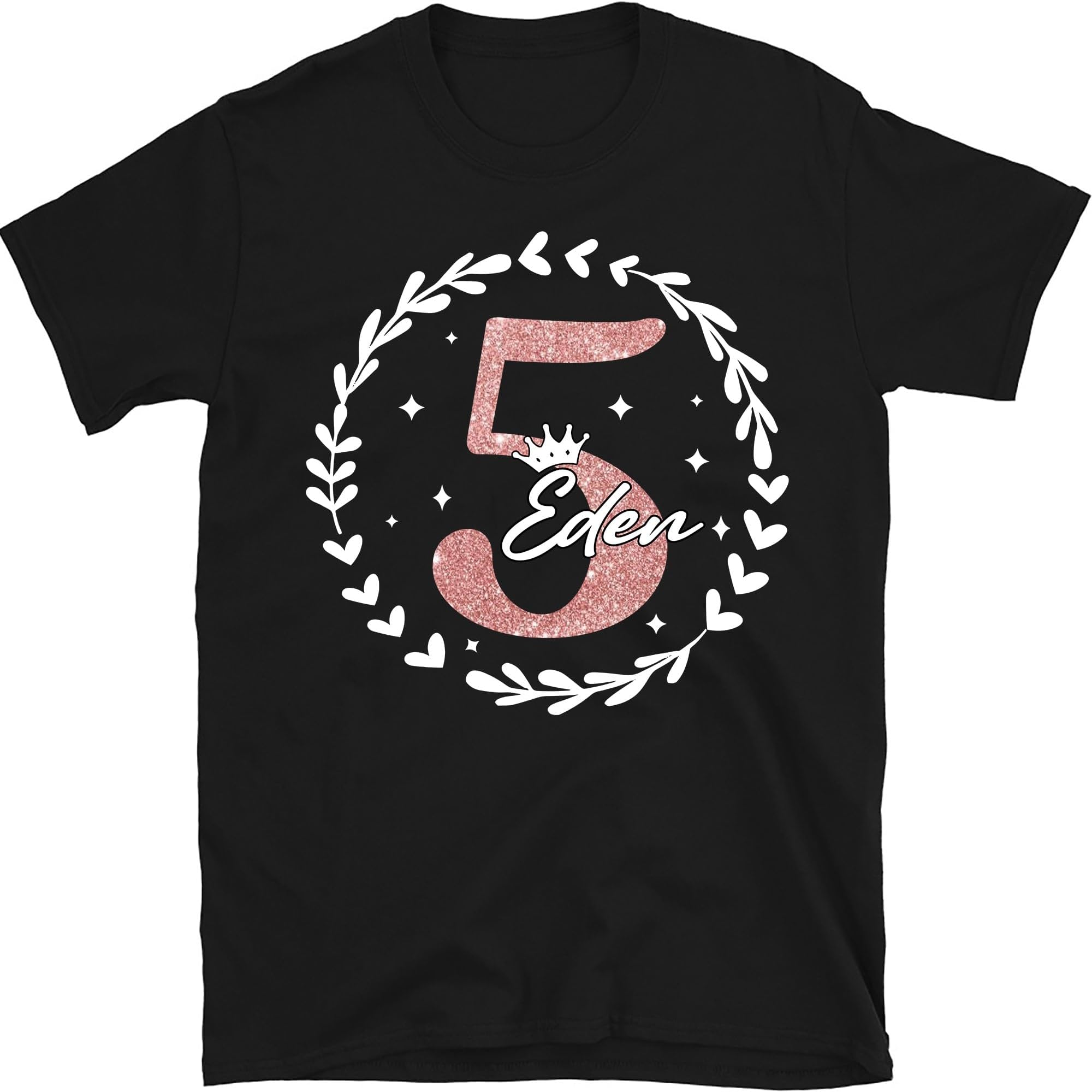 Personalized Birthday Girl Shirt, Customized 5th Birthday Shirts, Custom Kids Name Birthday Shirt, Birthday Gift, Birthday Keepsake, Girls Birthday GiftA 1