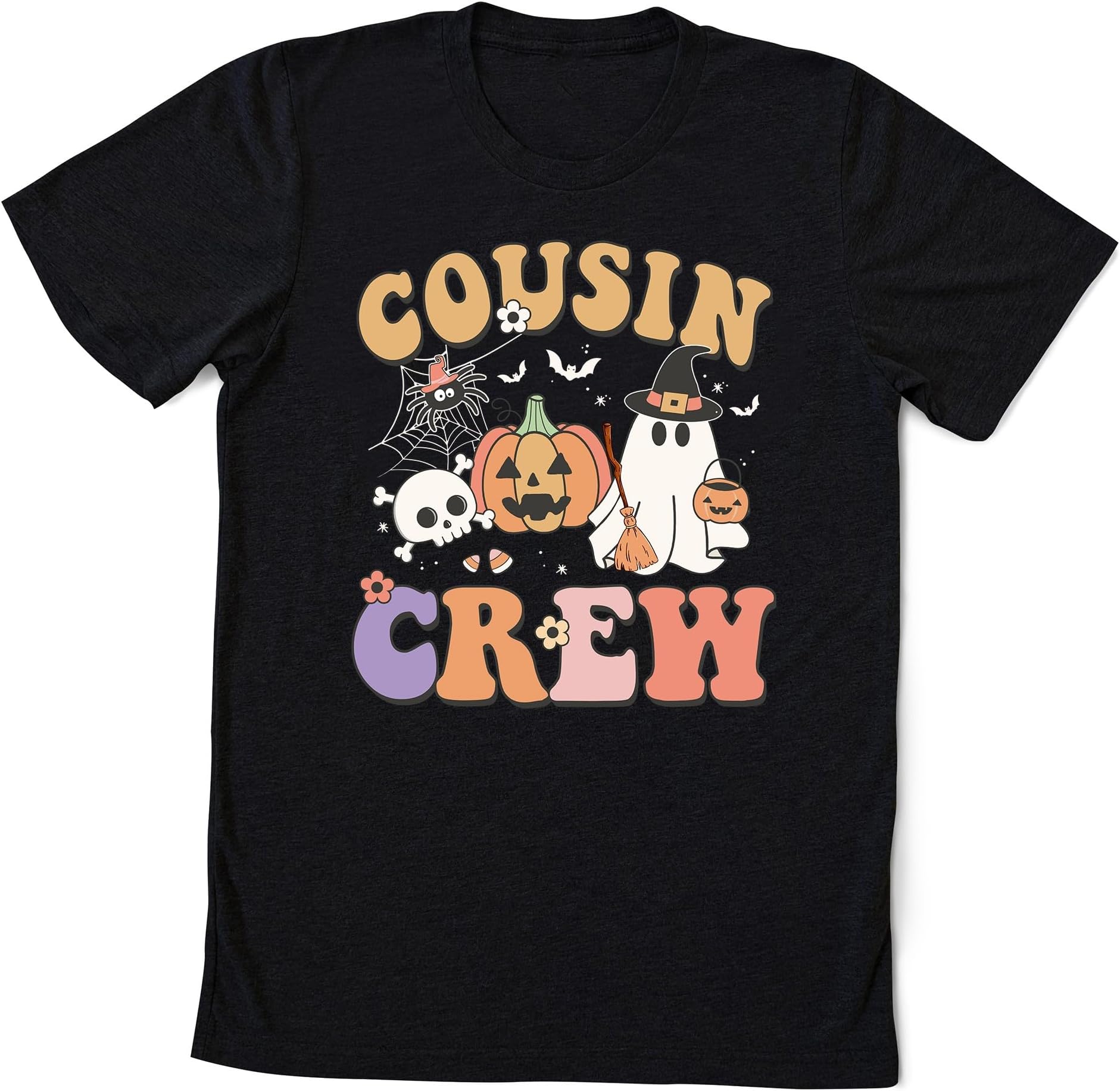 Halloween Cousin Crew Shirts, Funny Cousin Halloween Shirt, Funny Halloween Cousin Costume, Retro Matching Cousin Crew Shirtw