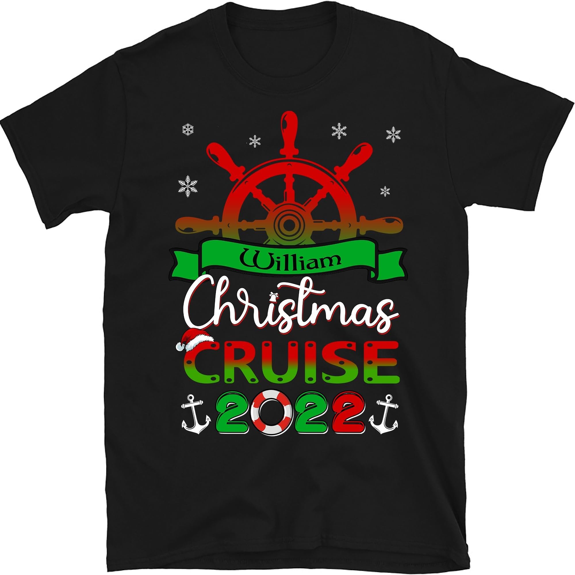 Personalized Family Christmas Cruise 2023 Shirt, Family Cruise Squad Shirt, Matching Family Cruising Shirt,Christmas Family Cruise Trip Gift1 1