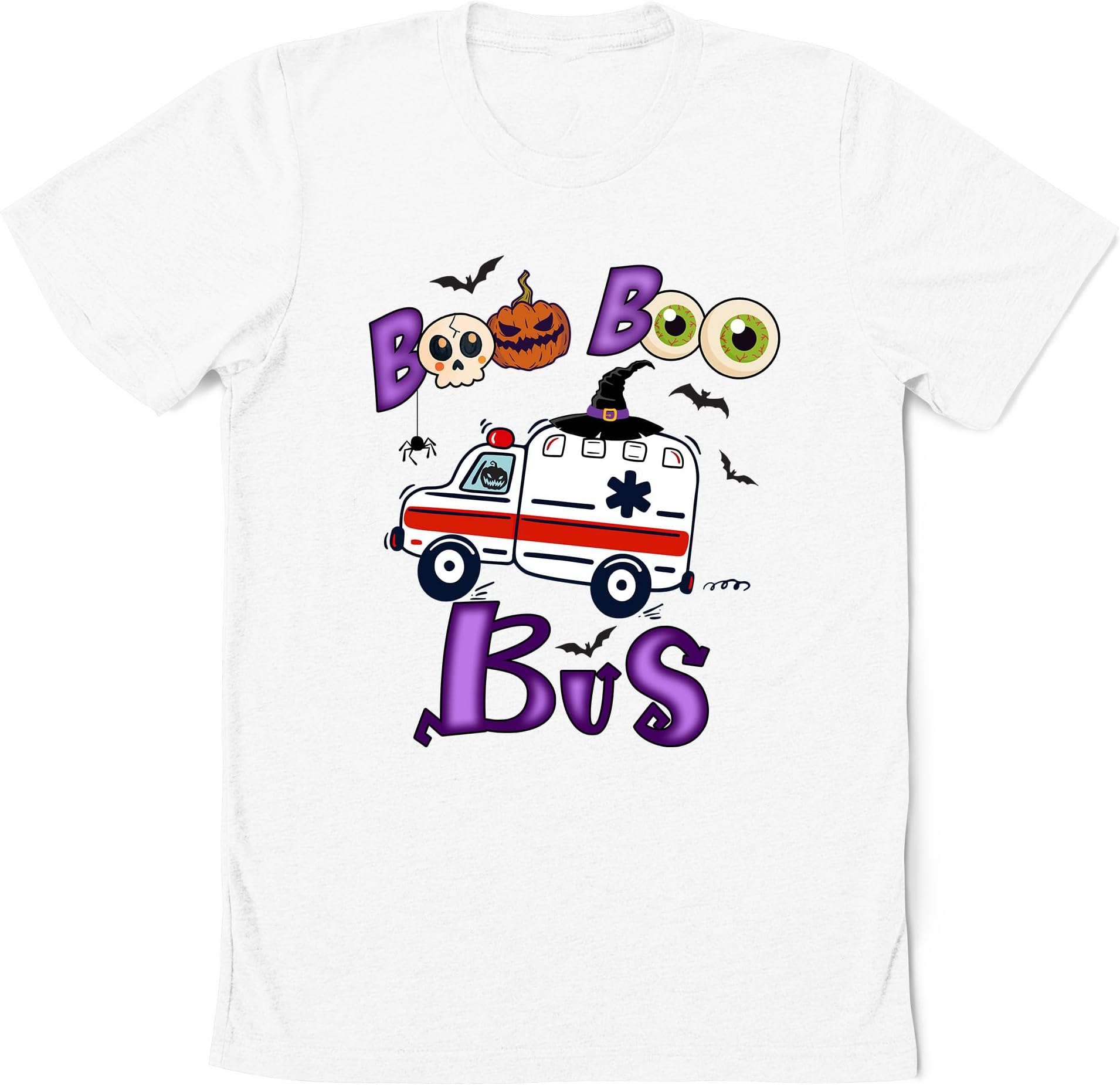 Boo Boo Crew EMT Crew Shirt, Halloween Paramedic Shirt, Halloween Ambulance Shirt, Funny Gift for Paramedic