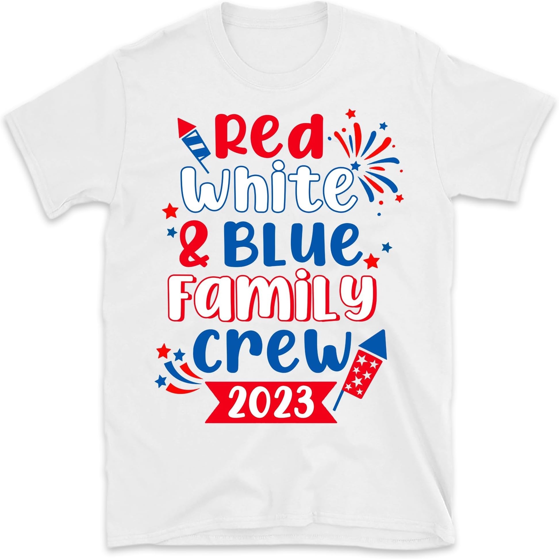 Red White Blue Family 2023 Shirt, 4th of July Family Shirt, Matching Family Shirt, 4th of July Family Crew Shirt, Independence Family Shirt