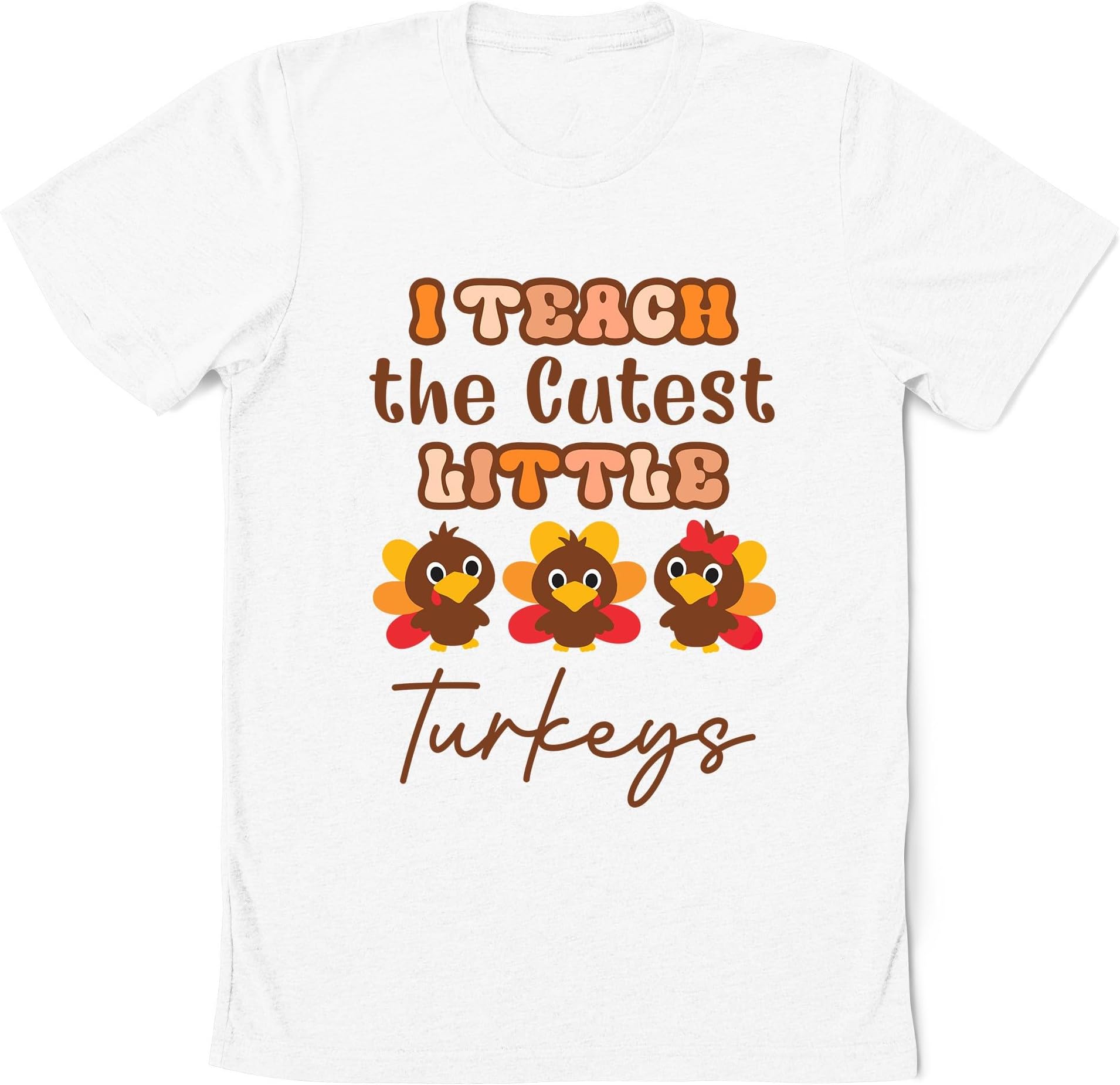 I Teach The Cutest Little Turkeys Shirt, Thanksgiving Teacher Shirt, One Thankful Teacher, Teacher Fall Shirt, Teacher Gift