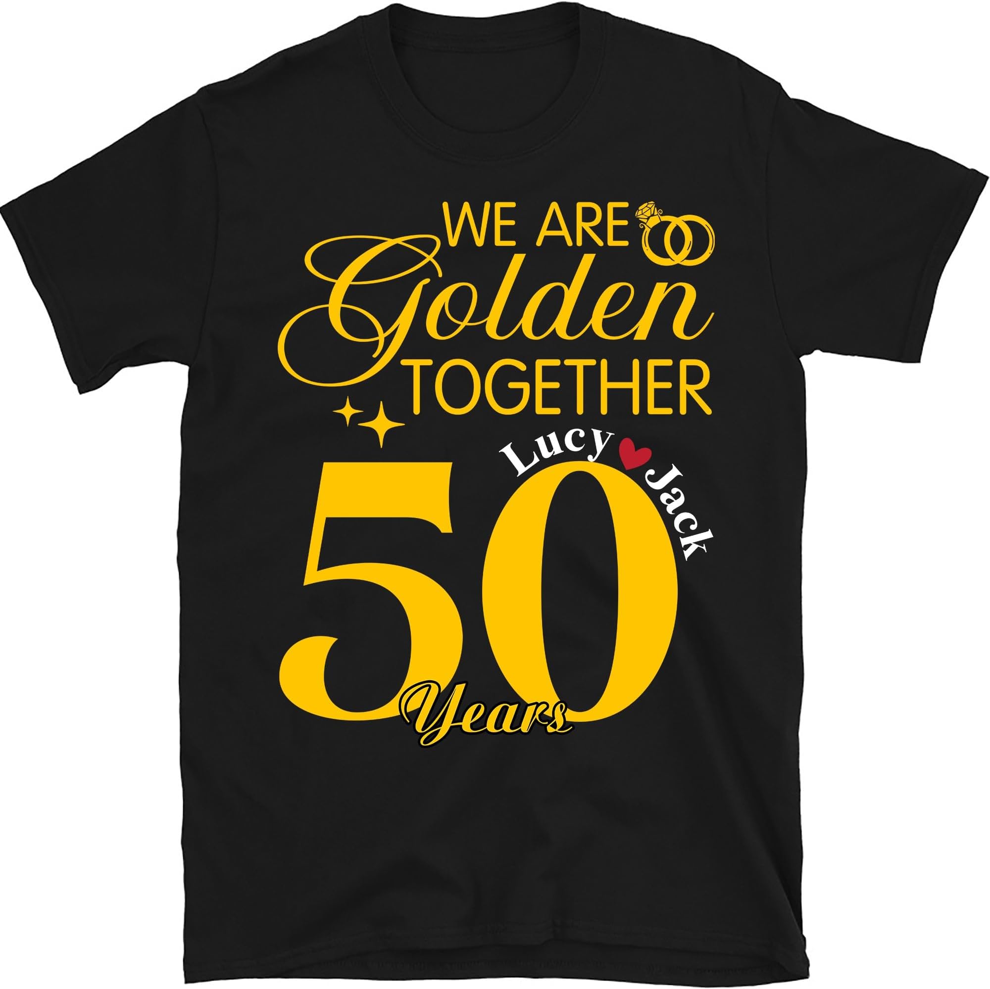 We are Golden Together 50 Years Shirt, 50th Wedding Anniversary Shirt, for Couple, 50th, 50 Years Together Shirt, Husband Wife Matching