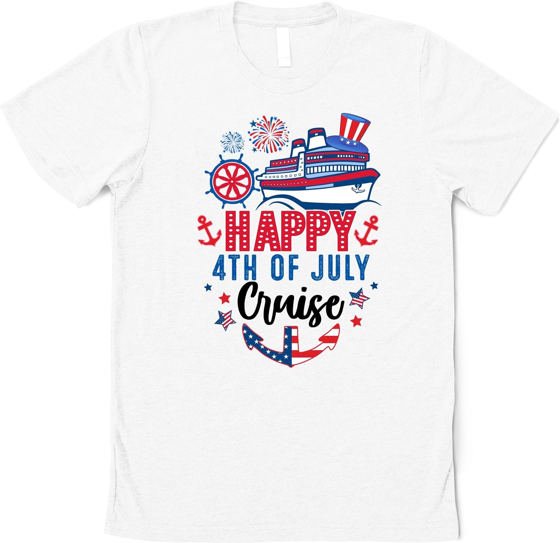 Happy 4th of July Cruise Ship Shirt, Fourth of July Cruise Trip Shirt, Patriotic Cruise Shirt,Cruise Ship Shirt,American Family Cruise Shirt