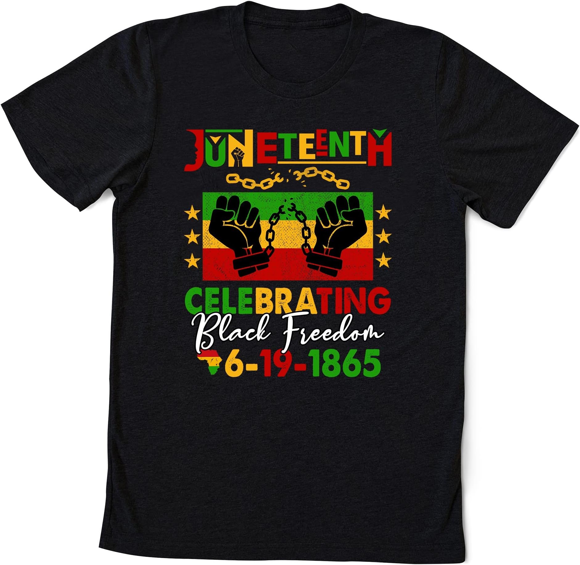 June Teenth Flag Celebrating Black Freedom Juneteenth 1865 T-Shirt, Free-Ish Shirt, Black History Shirt, Black Lives Matter Shirt