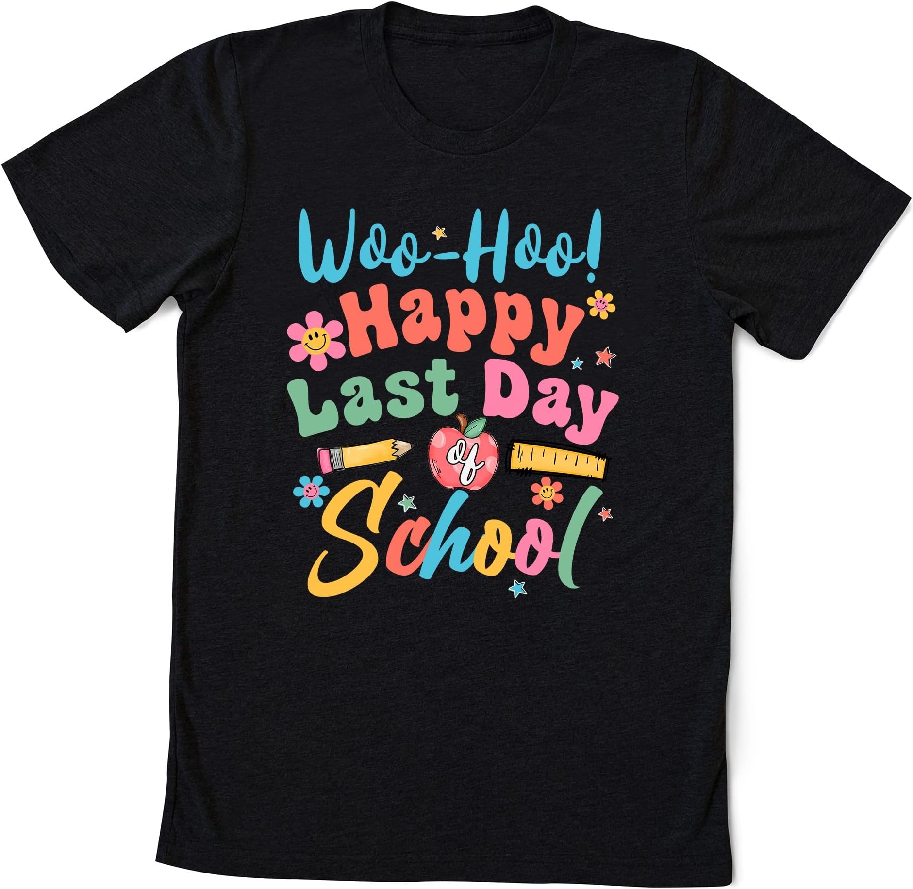 Woo Hoo Happy Last Day of School, Last Day of School Shirt, Teacher Summer Shirt, End of School Year, Teacher Graduation Tee